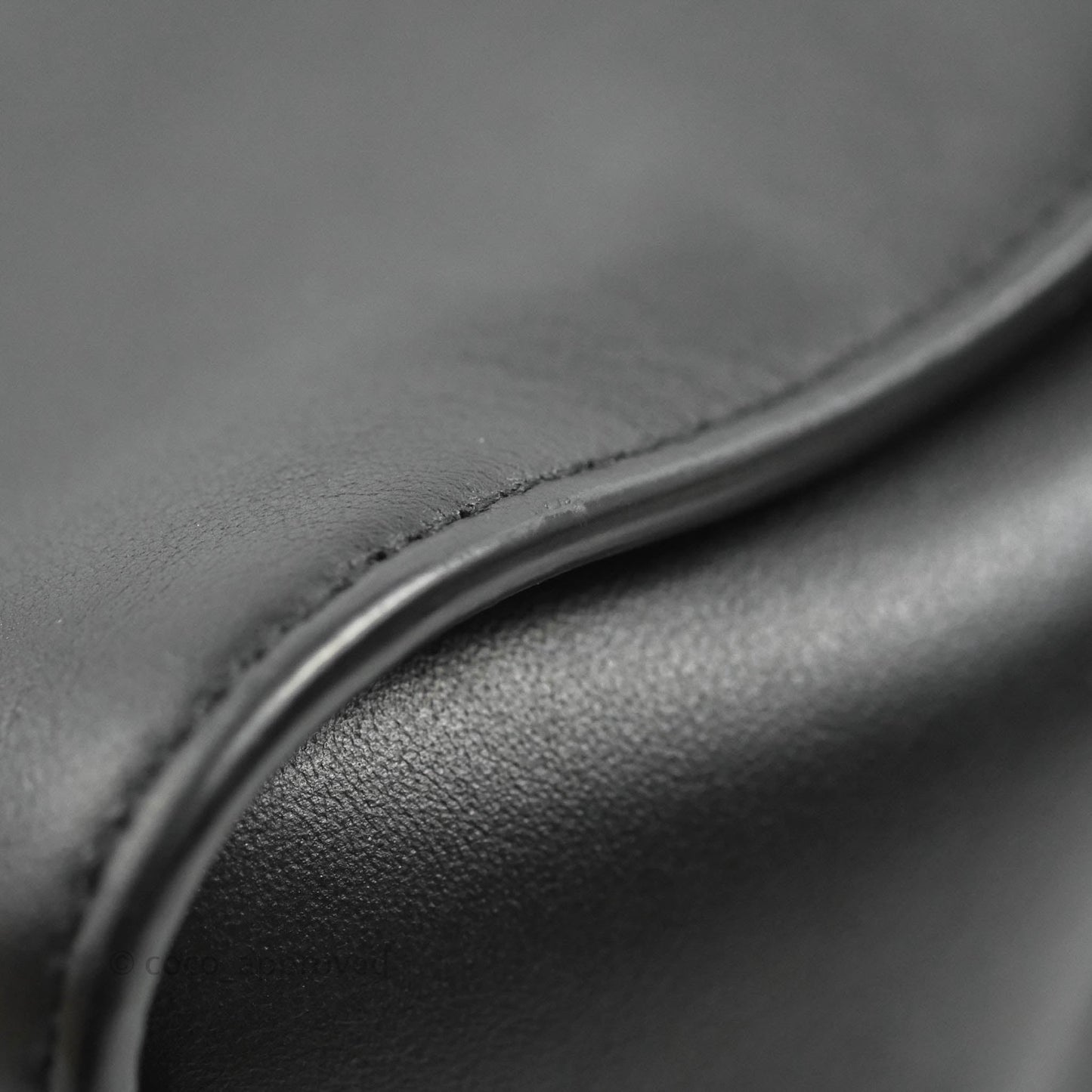 Saint Laurent Larger Jane Bag Black Silver Hardware