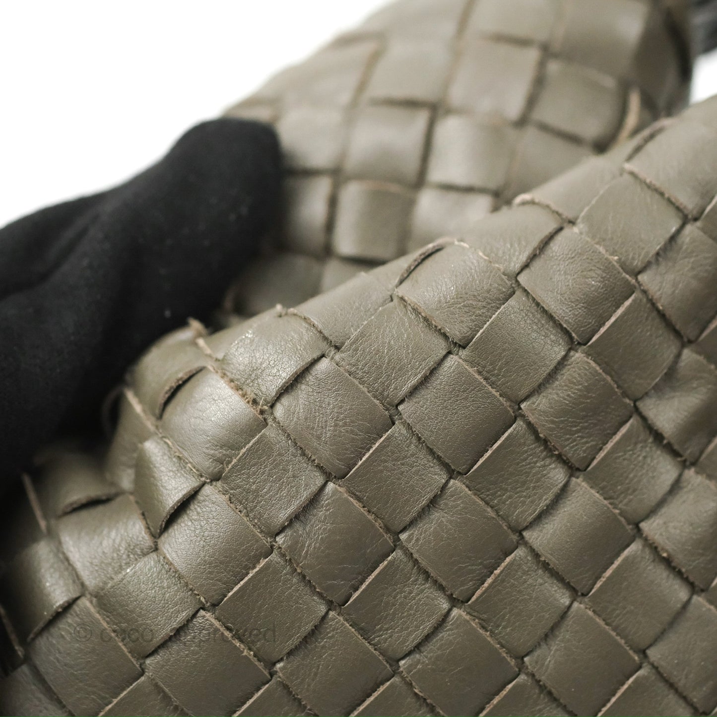 Bottega Veneta Medium Sloane Hobo Intrecciato Nappa Dark Olive Green