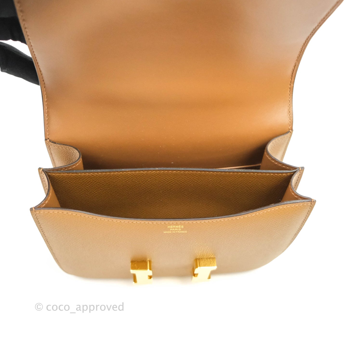 Hermès Constance Mini 18cm Alezan Epsom Gold Hardware