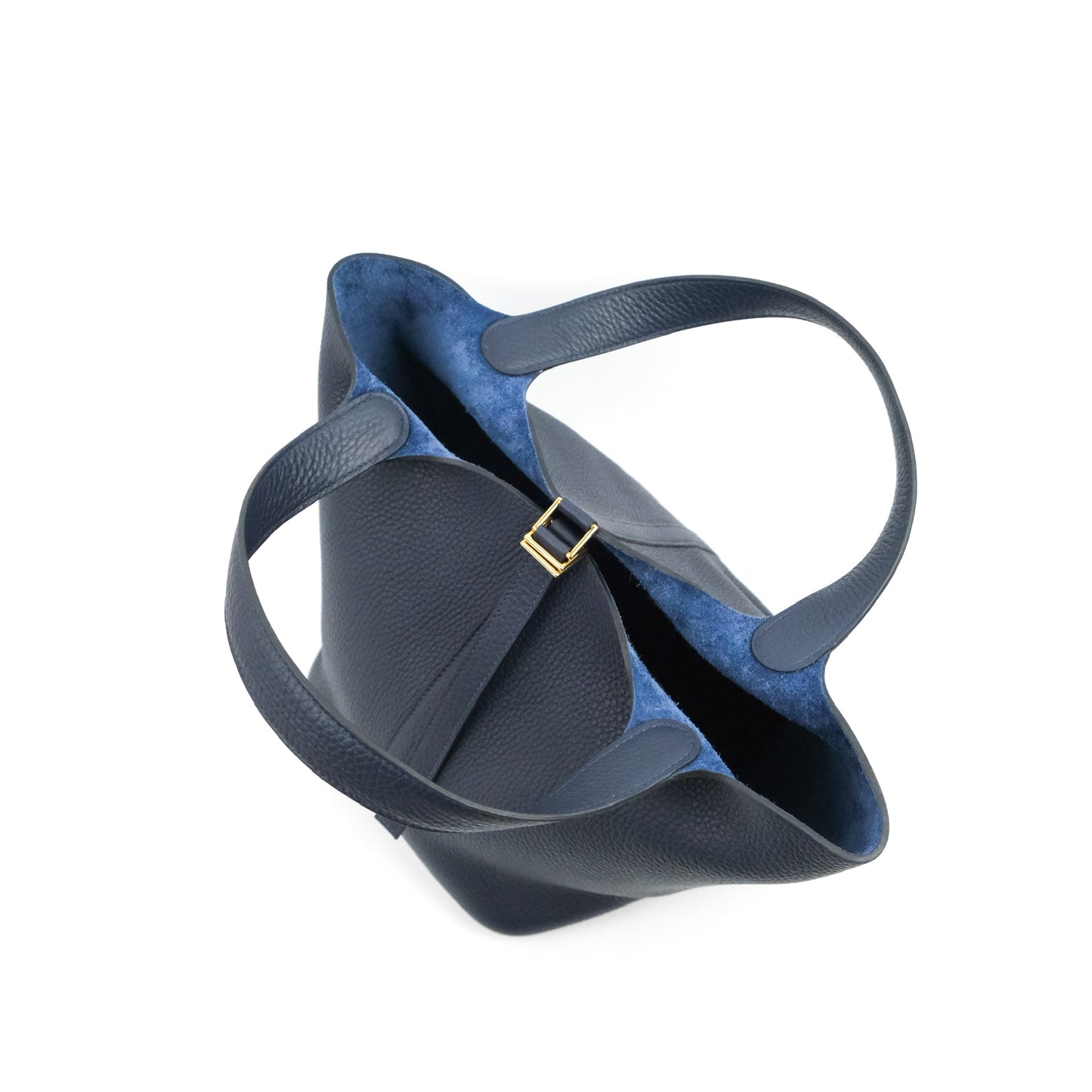 Hermès Picotin 22 Clemence Bleu Nuit Gold Hardware