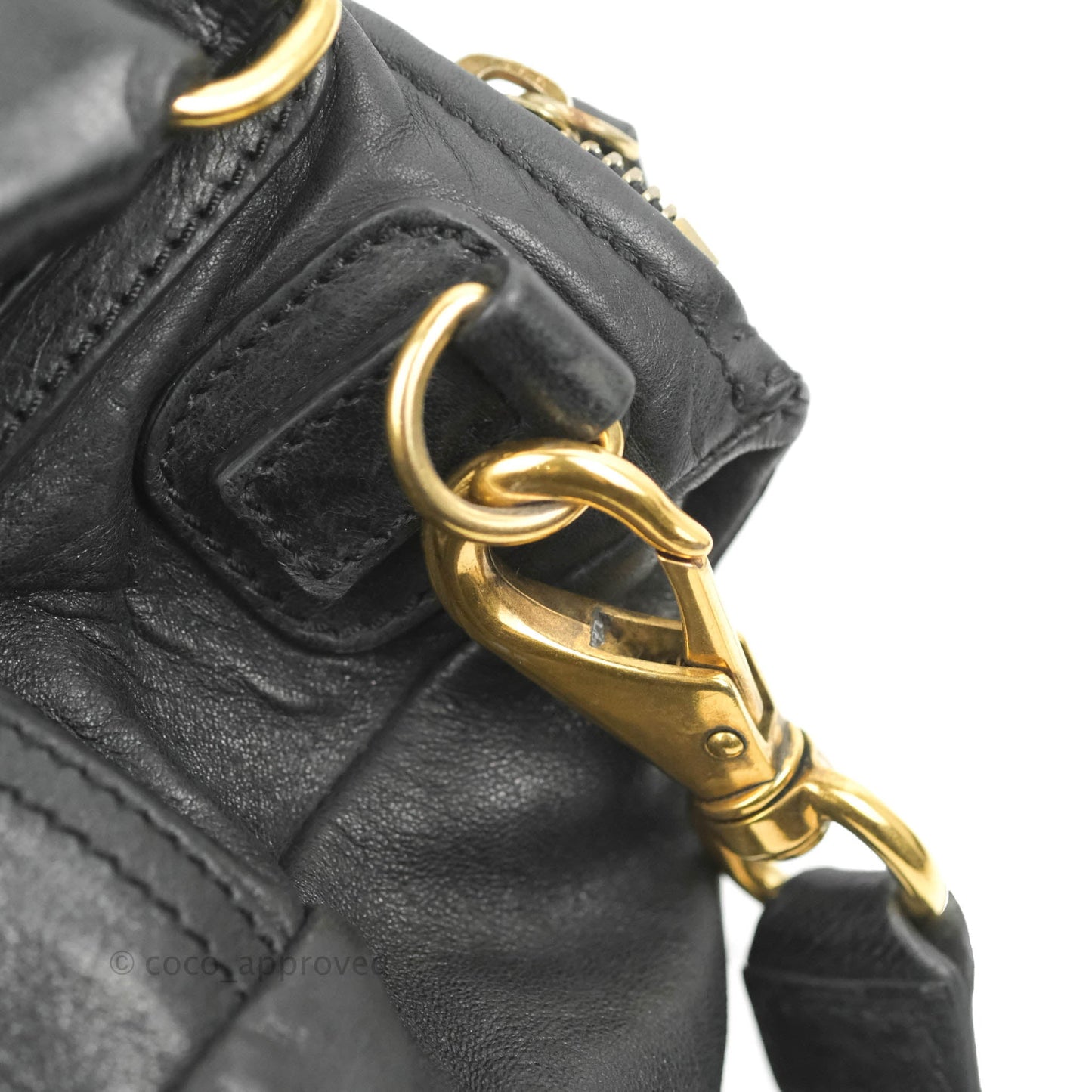 Givenchy Pandora Medium Black Leather Shoulder Bag