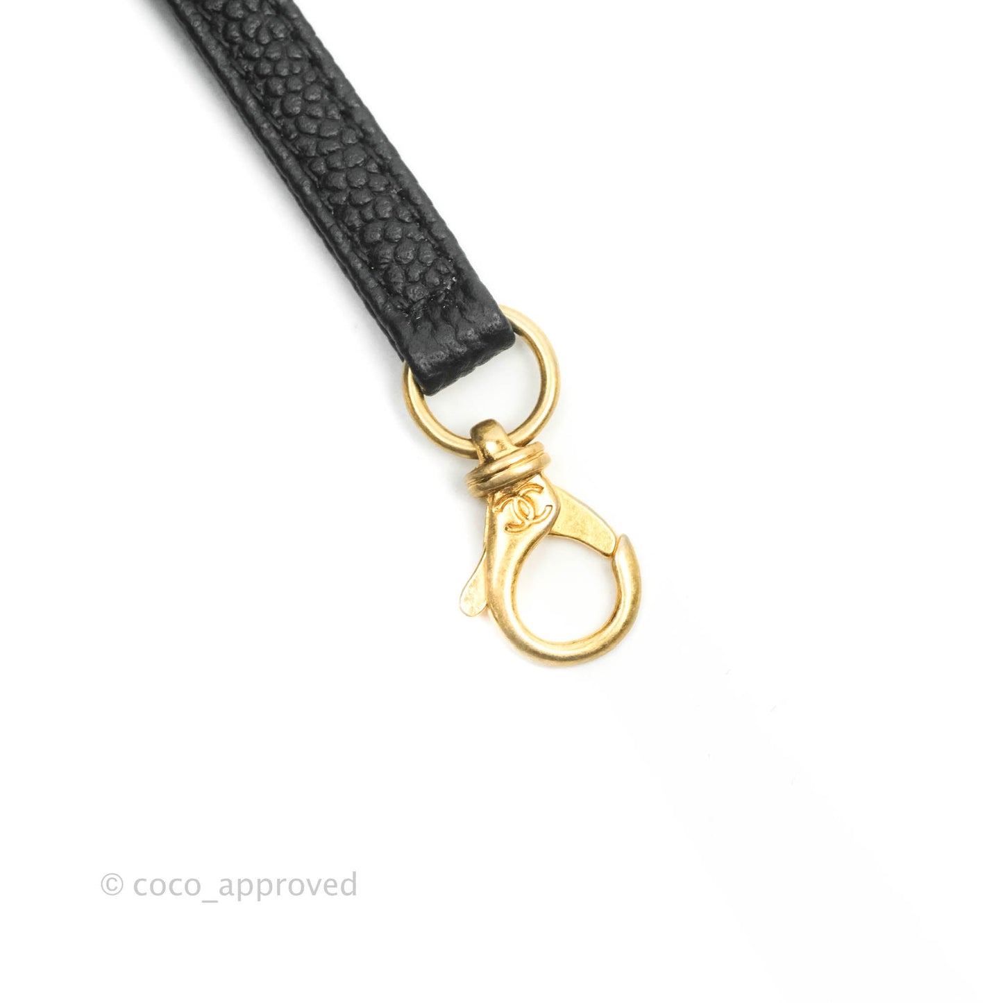 Chanel Black Grained Calfskin Drawstring Bucket Bag