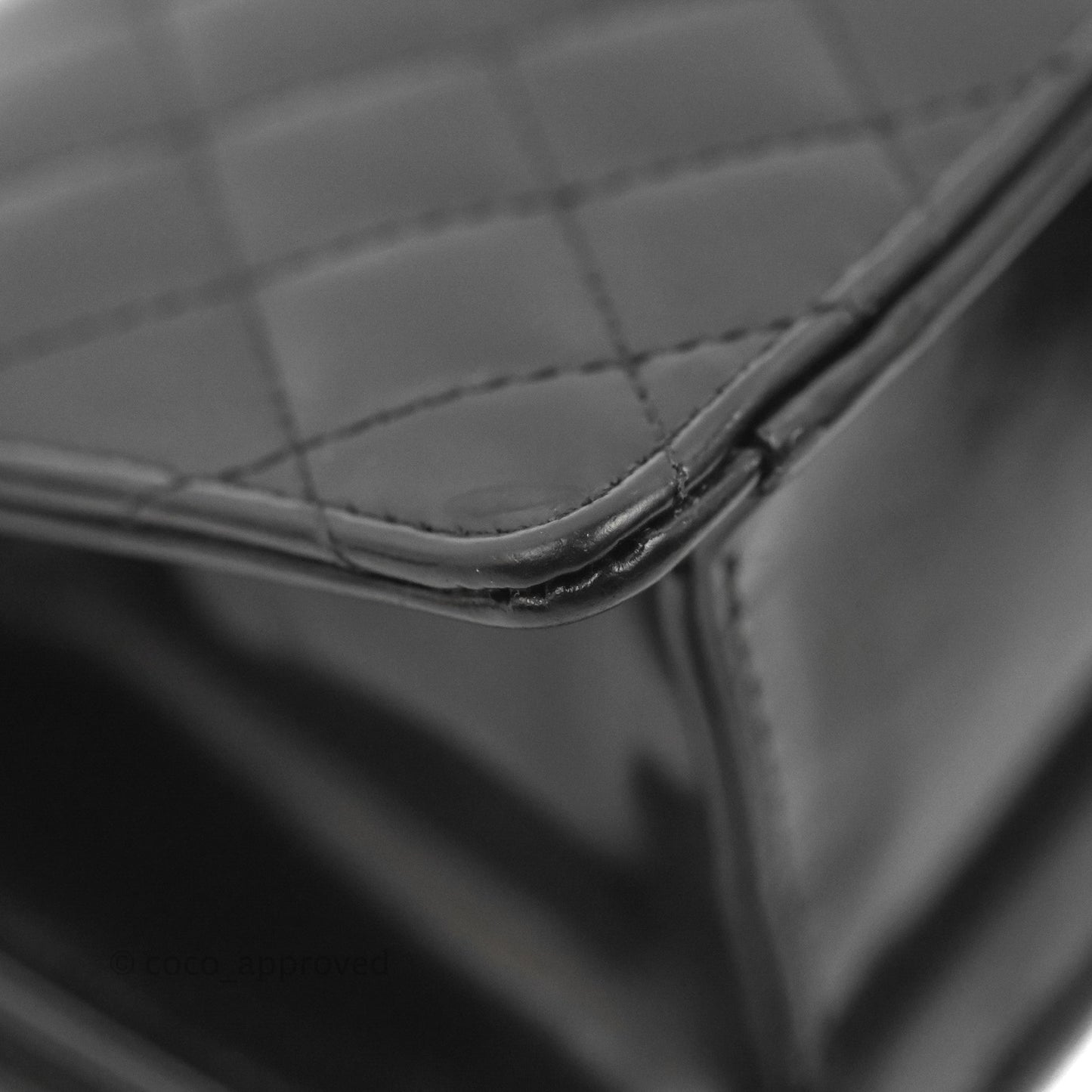 Chanel Mini Flap Clutch with Chain Black Gold Hardware