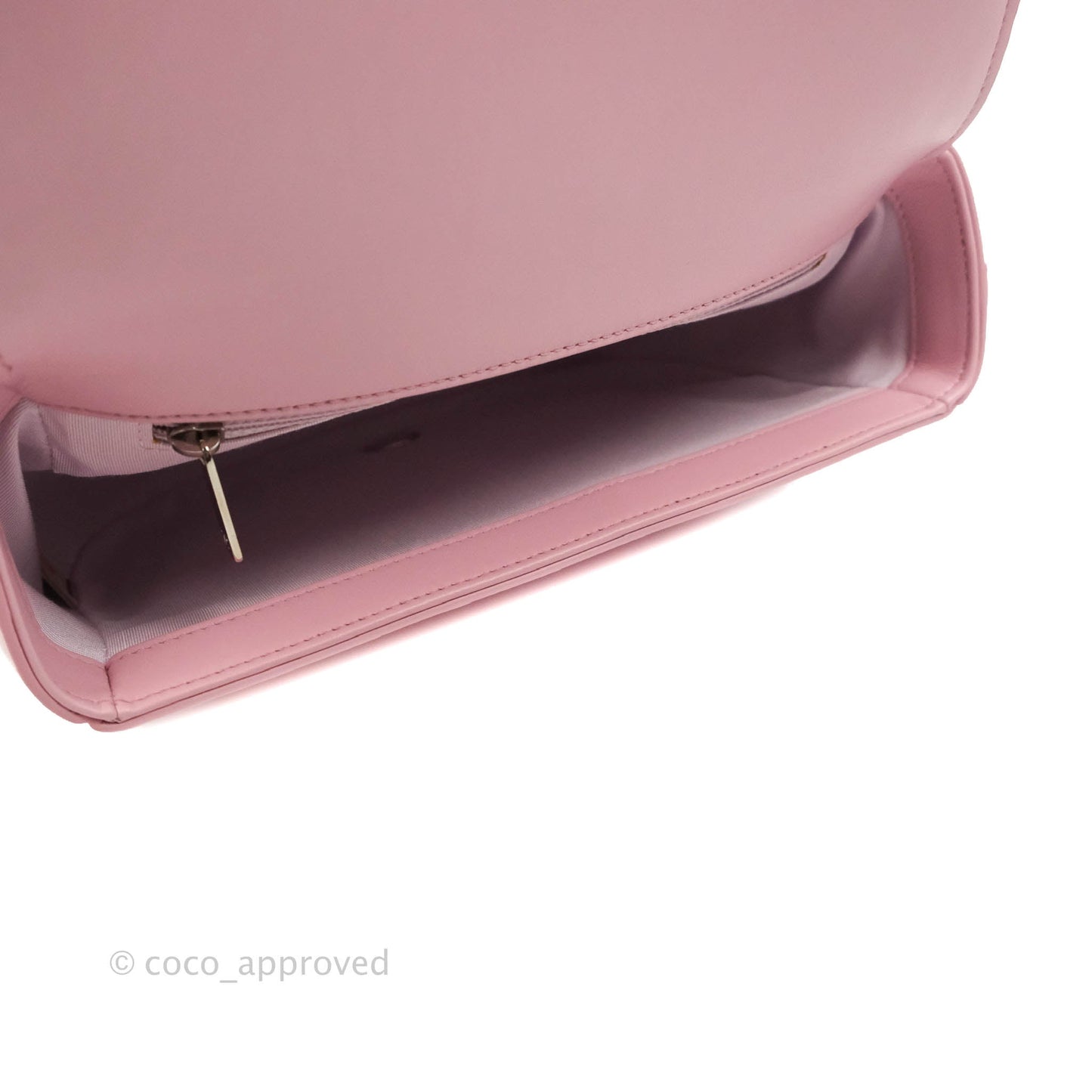 Chanel Stitched Ring My Bag Flap Crossbody Pink Calfskin