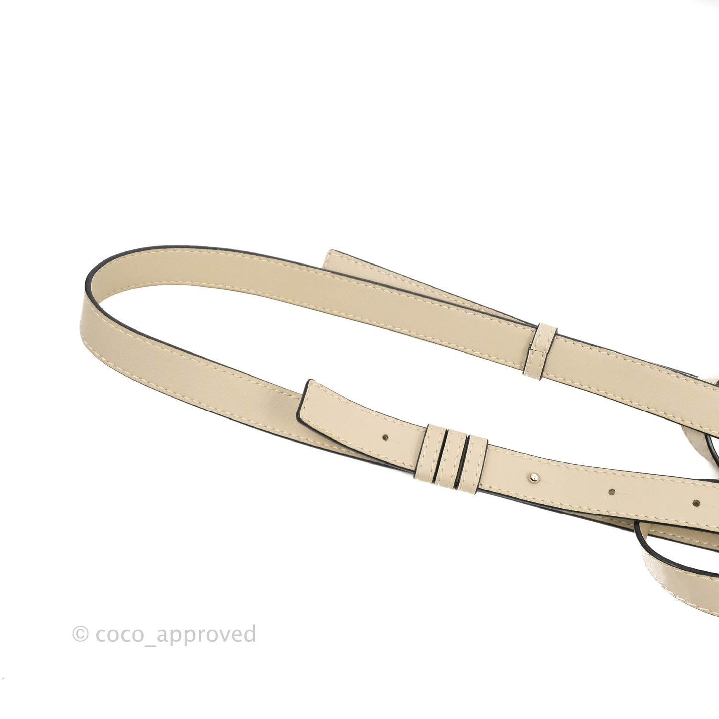 Loewe Mini Hammock Drawstring in Classic Beige Calfskin