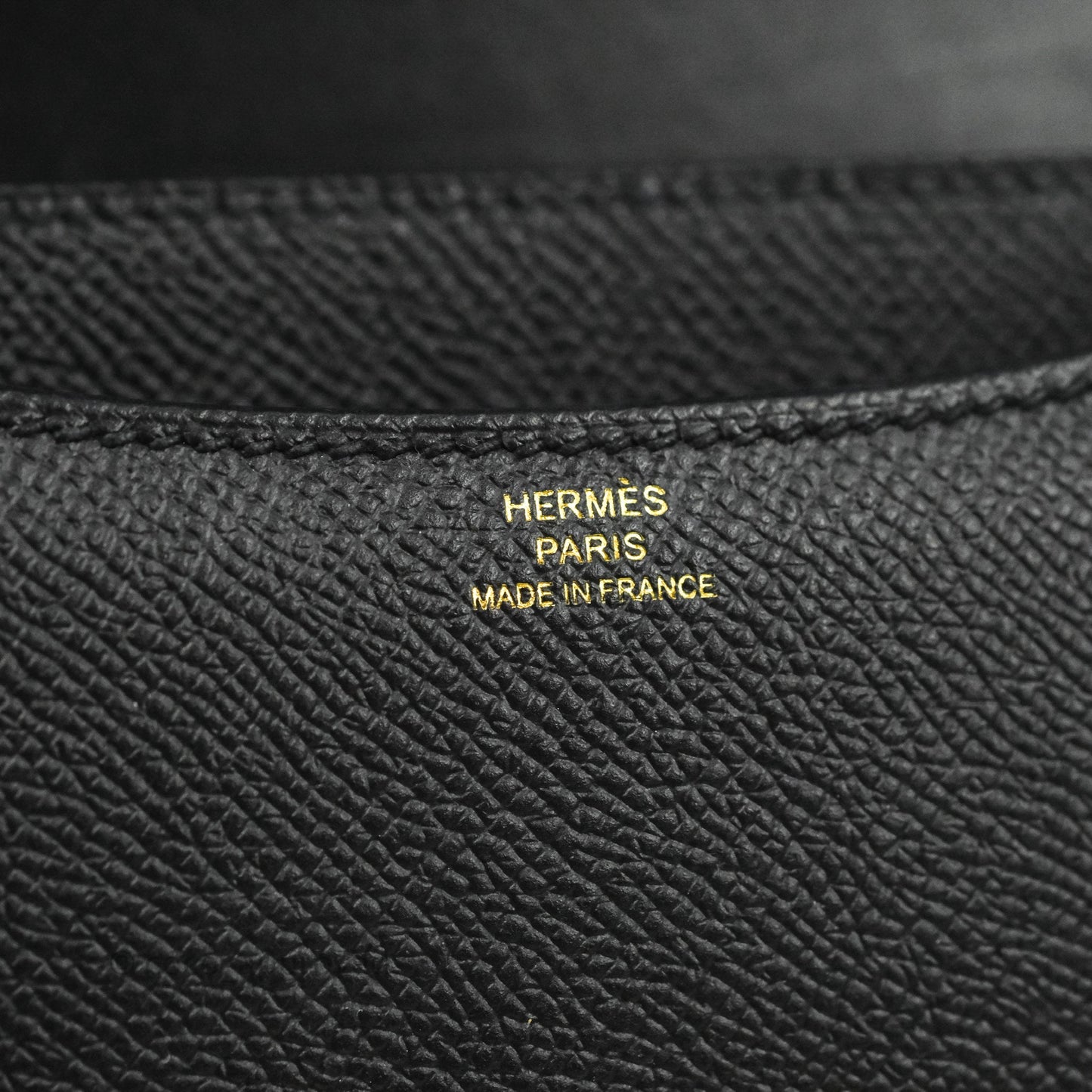 Hermès Constance Mini 18cm Black Epsom Gold Hardware