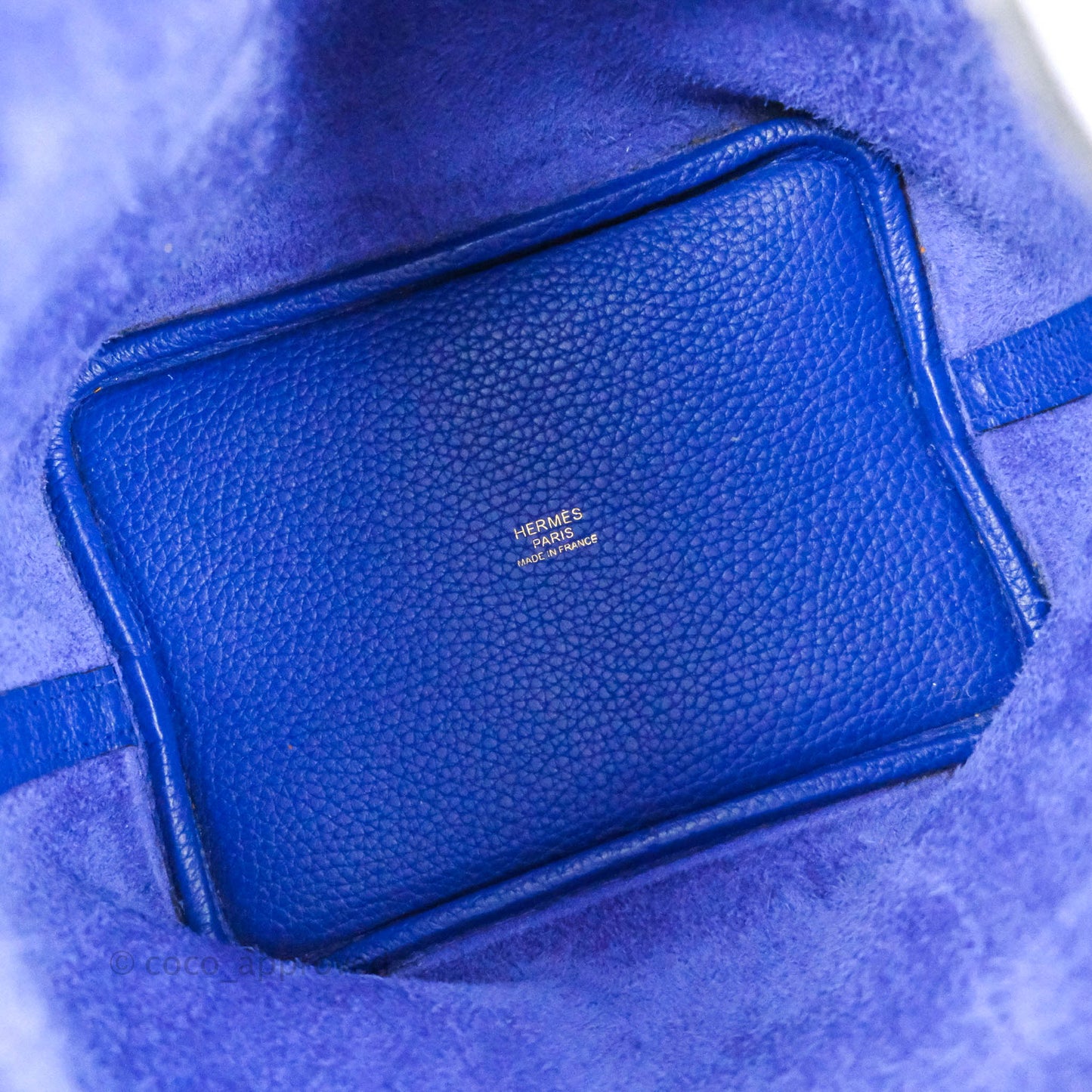 Hermès Picotin Lock 18 PM Bleu Clemence Gold Hardware