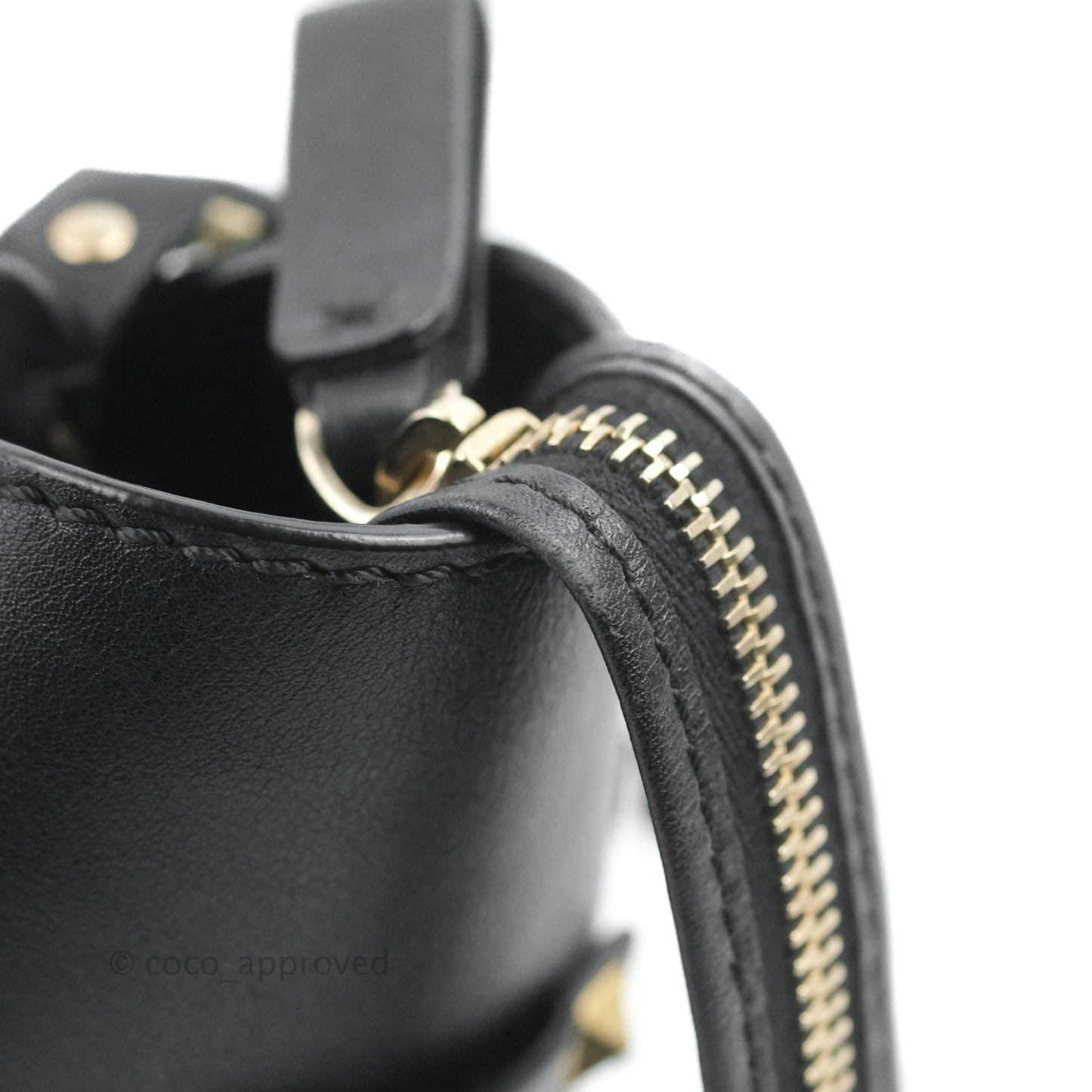 Valentino Garavani Small Rockstud Bag Black Calfskin