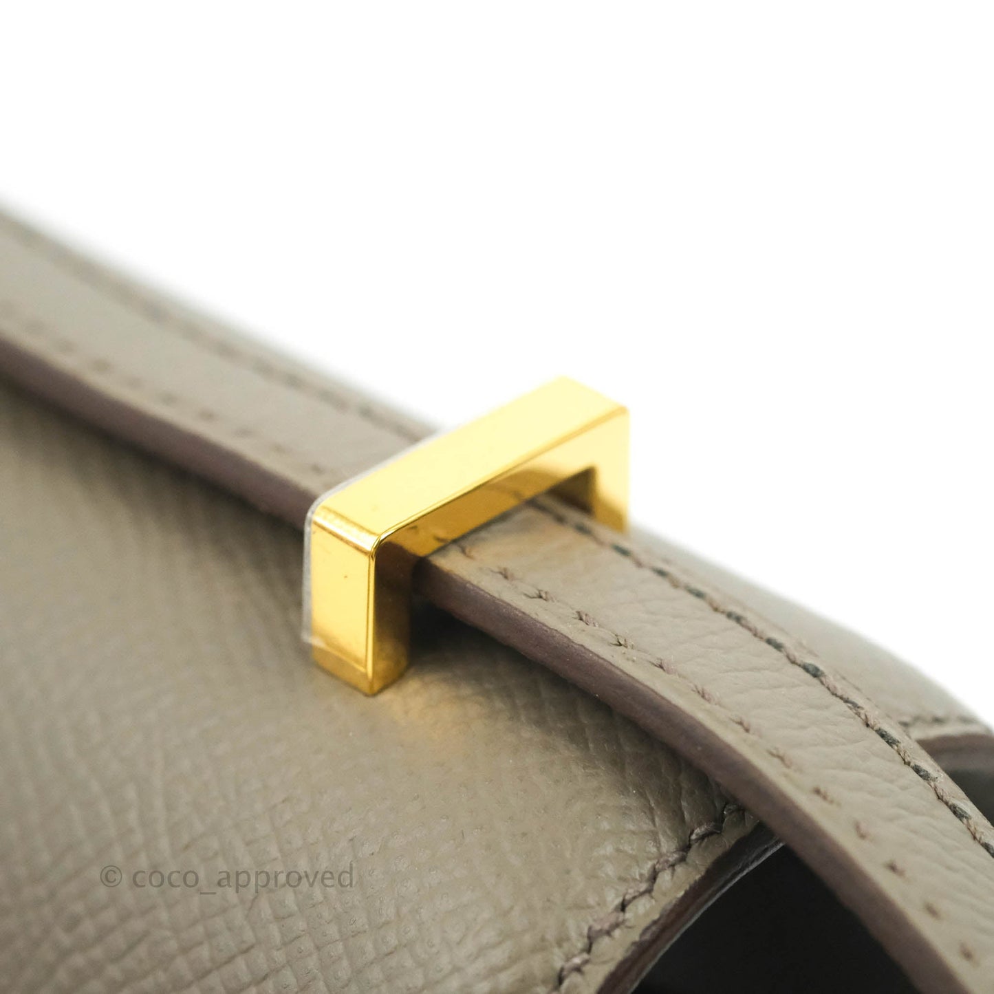 Hermès Constance Mini 18cm Etaine Epsom Gold Hardware