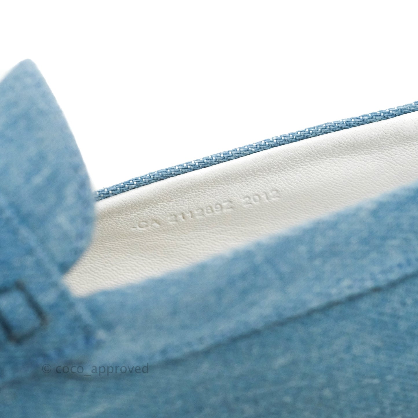 Hermes Denim Canvas Trip Espadrilles Bleu Clair Size 36