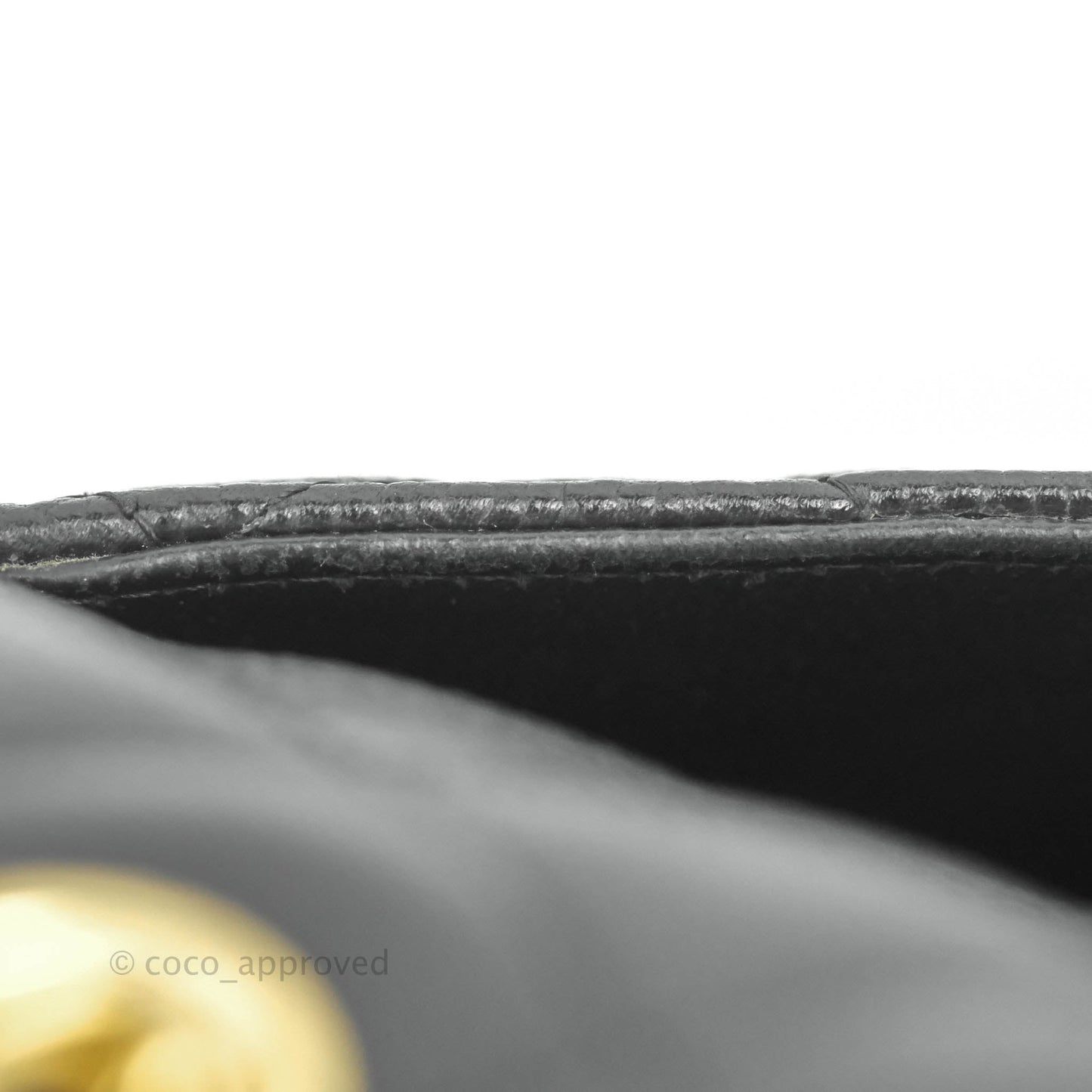 Chanel Jumbo Single Flap Black Caviar Gold Hardware