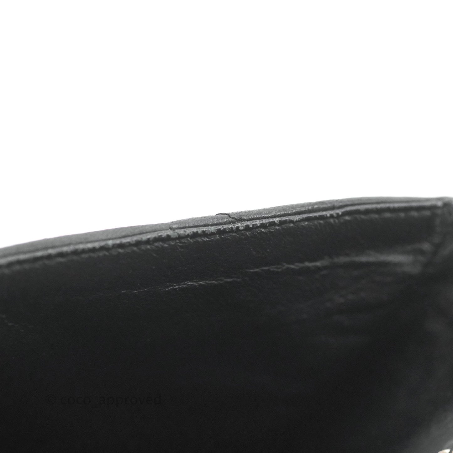 Chanel Quilted Clutch with Chain Lambskin Black Silver Hardware