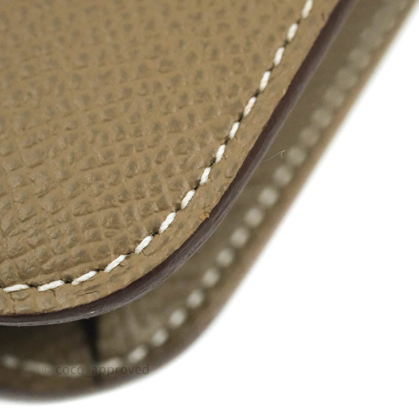Hermès Constance Slim Wallet Etoupe Epsom Palladium Hardware