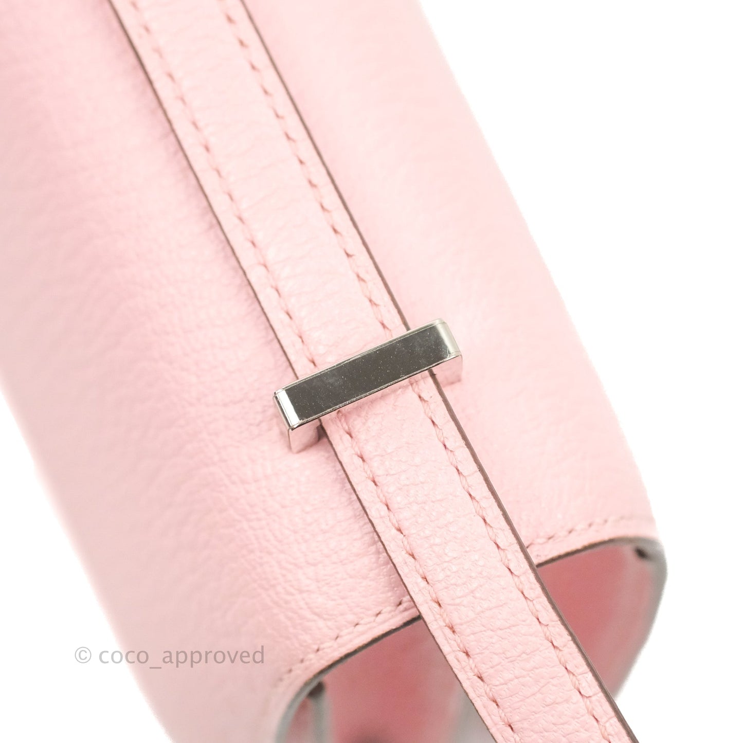 Hermès Constance III Mini 18cm Sakura Chevre Mysore Palladium Hardware