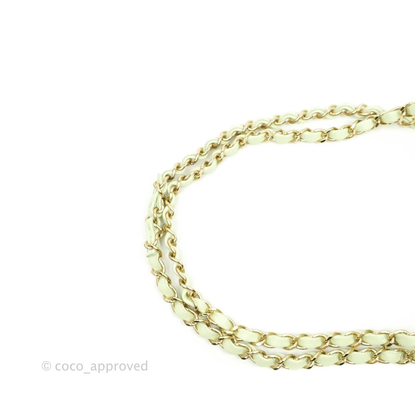 Chanel Small Classic Quilted Flap Pastel Green Caviar Gold Hardware