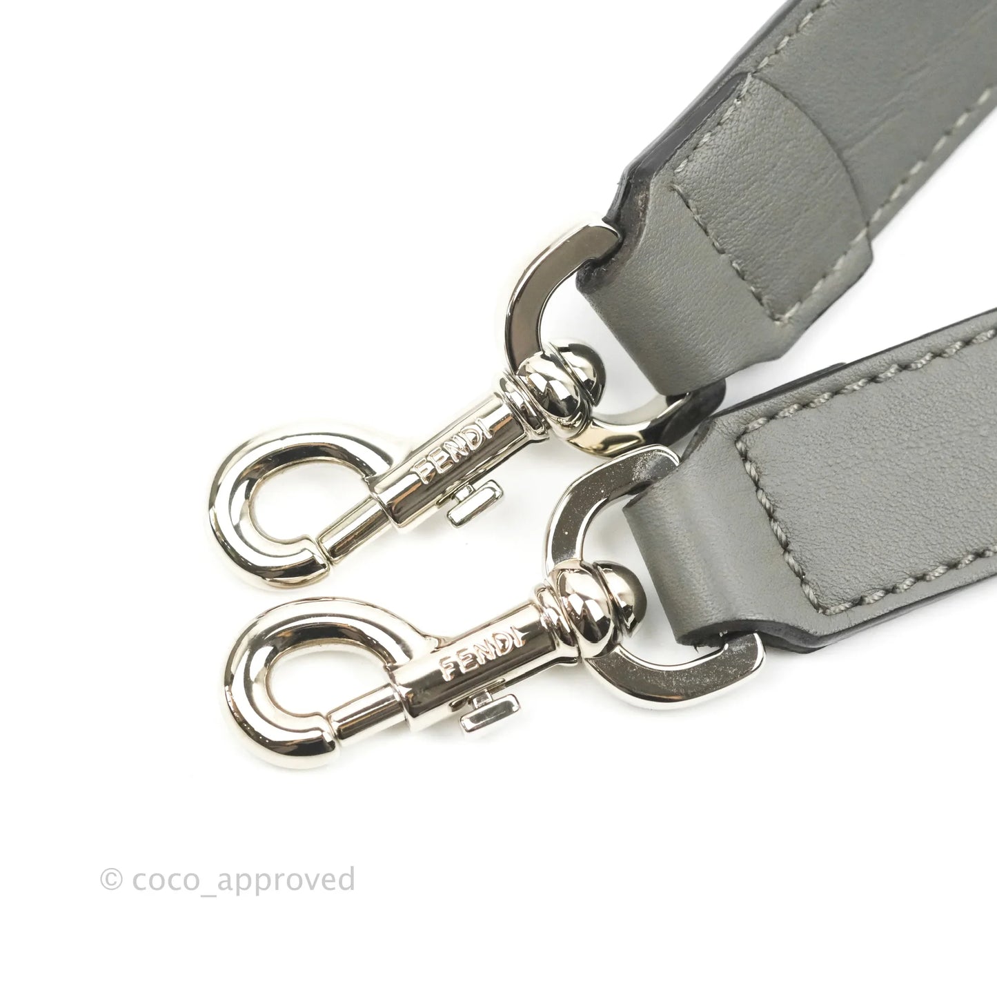 Fendi Medium By The Way Multicolour grey/Tan Grained Leather