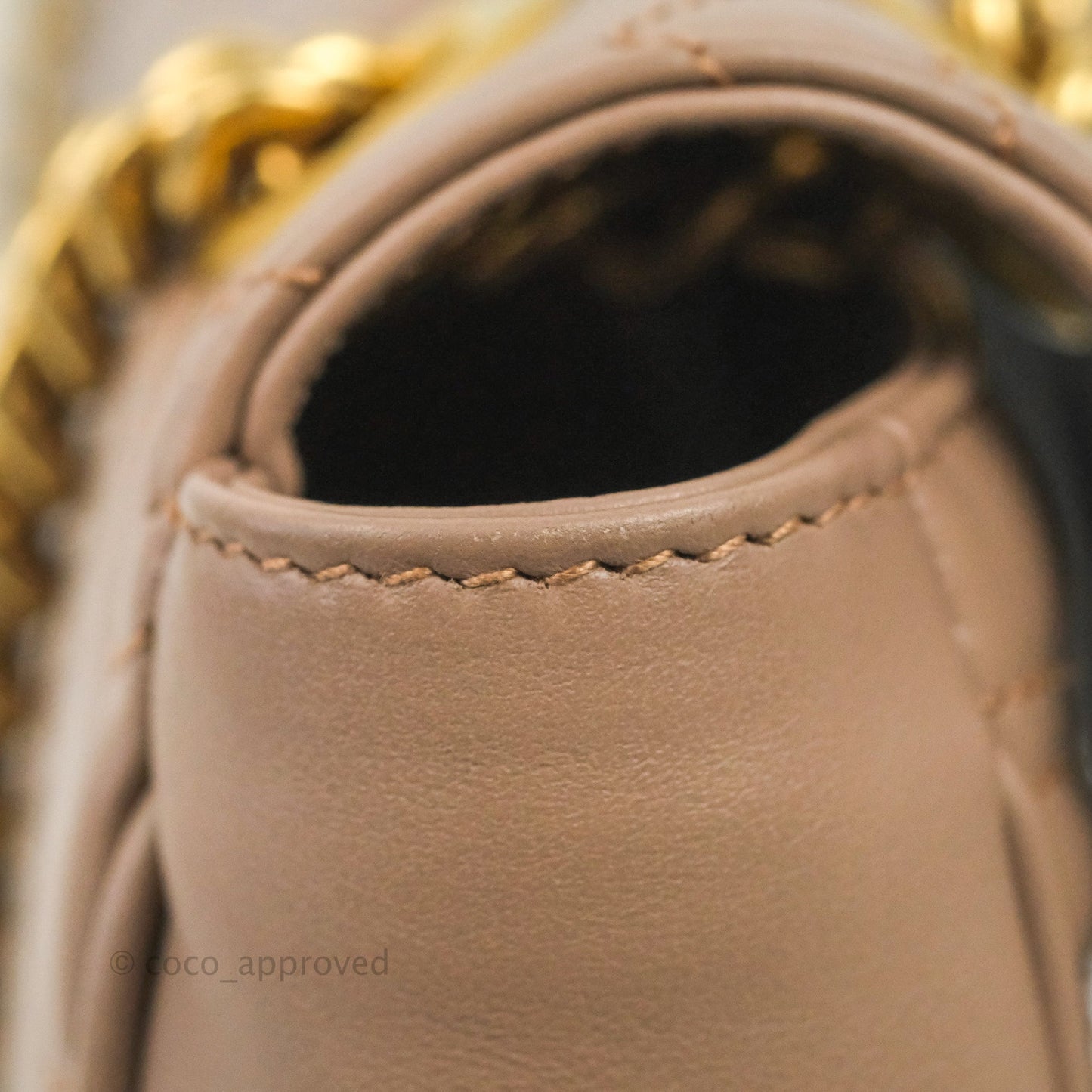 Gucci GG Marmont Matelassé Leather Small Bag Dusty Pink
