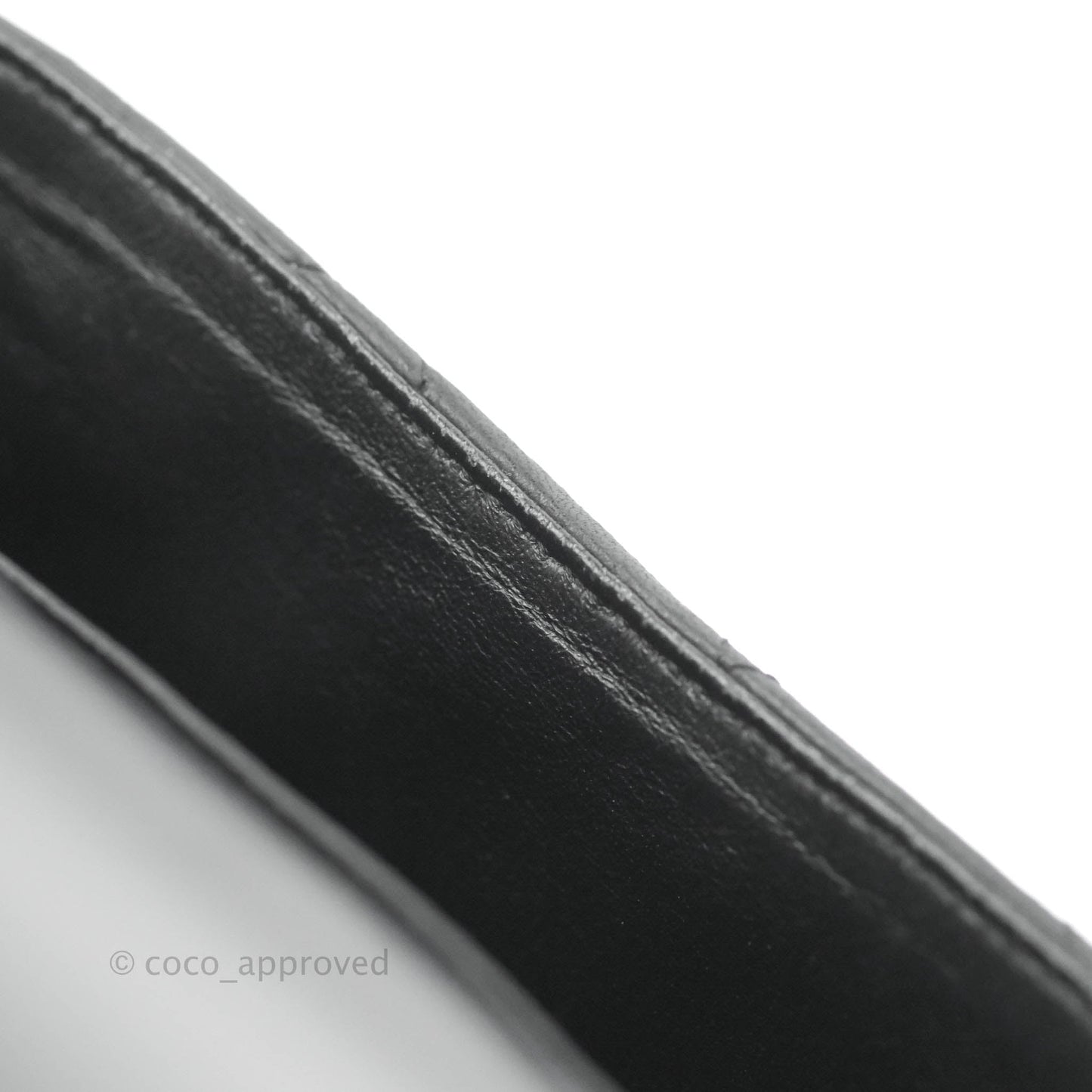 Chanel Quilted Clutch with Chain Lambskin Black Silver Hardware