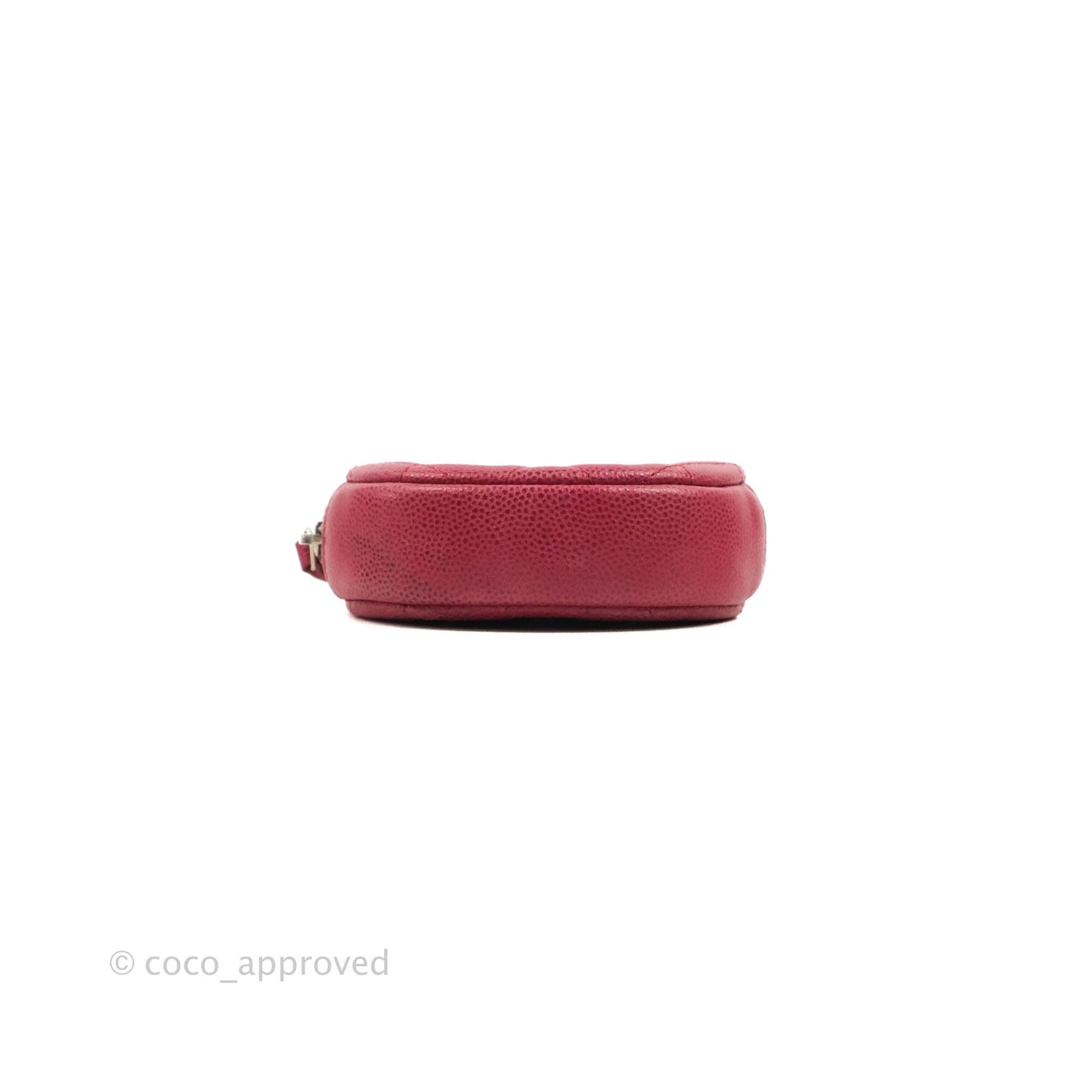 Chanel Red Round Coin Purse