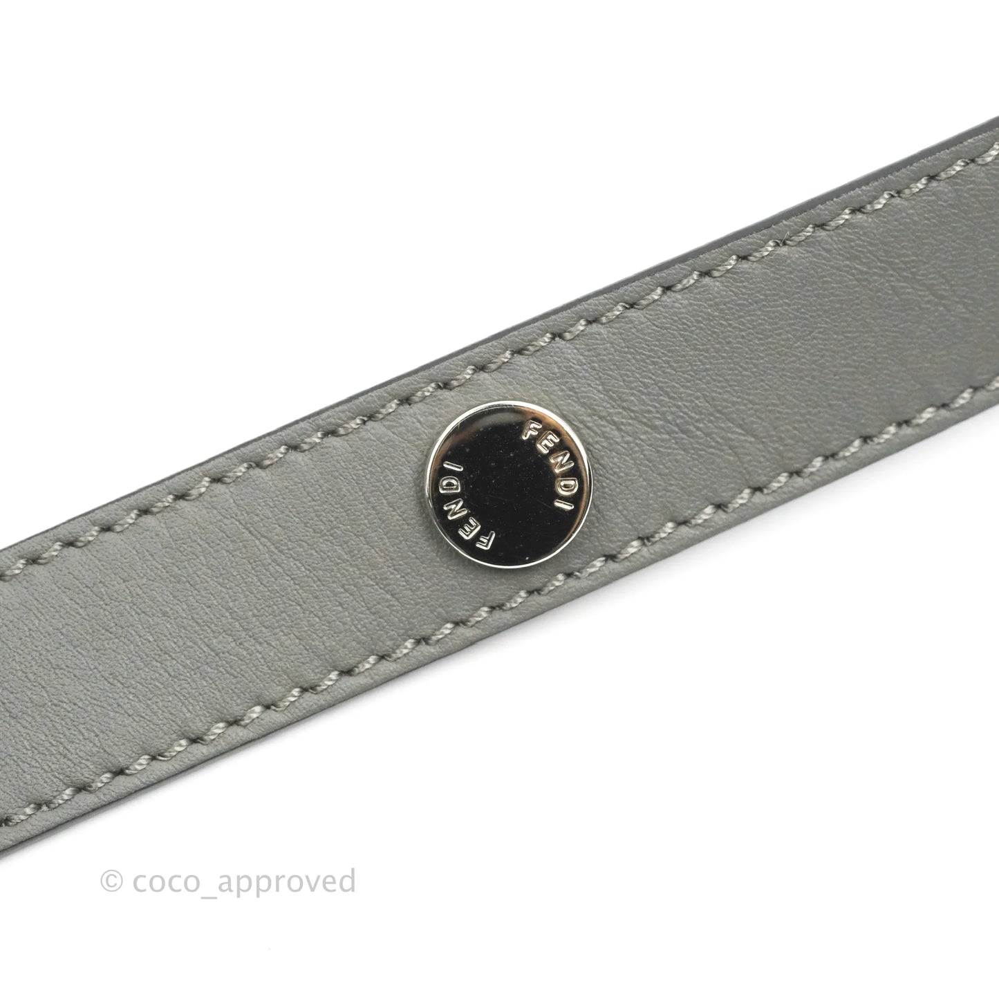 Fendi Medium By The Way Multicolour grey/Tan Grained Leather