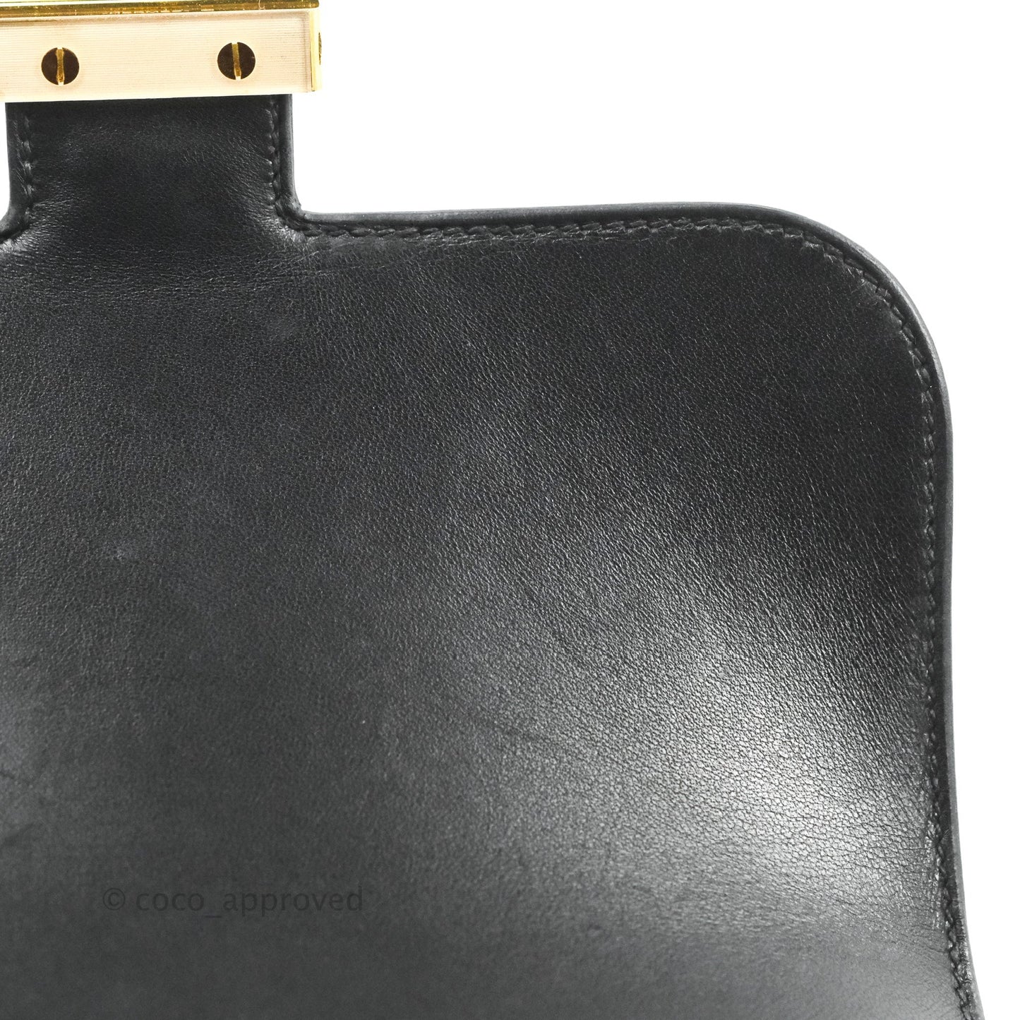 Hermès Constance Mini 18cm Black Epsom Gold Hardware