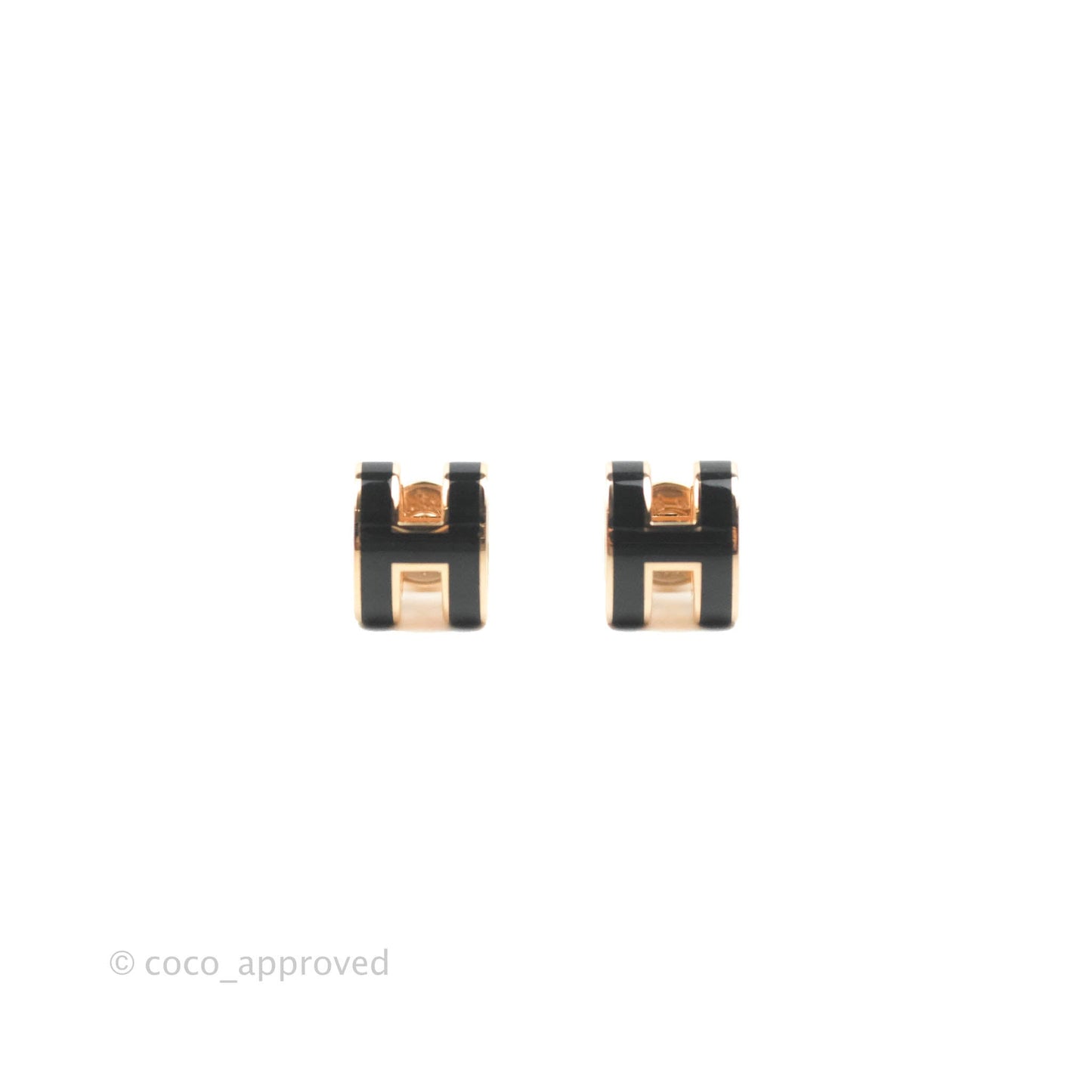 Hermès Mini Pop H Black Rose Gold