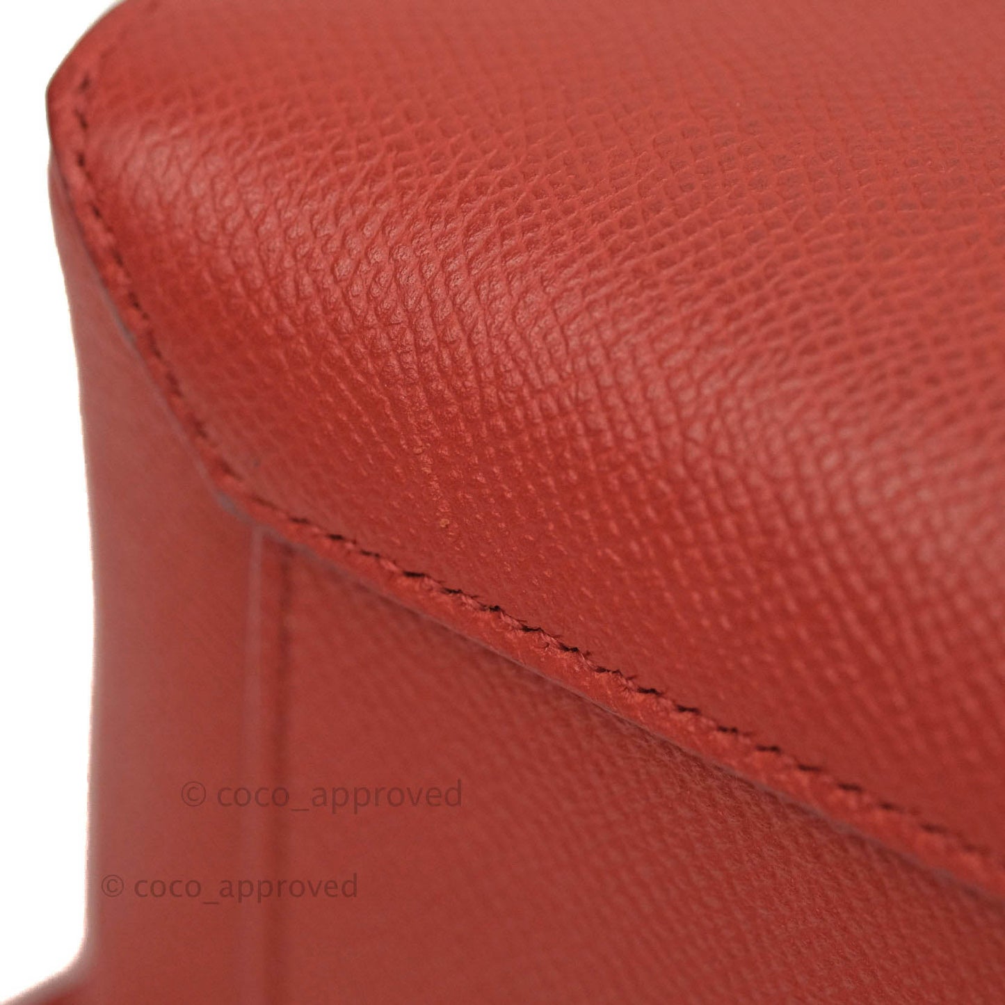 Celine Grained Calfskin Nano Belt Bag Red Gold Hardware