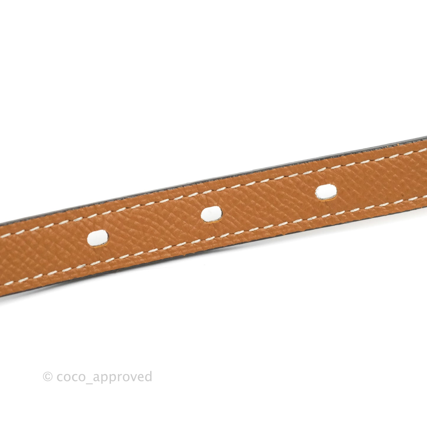 Hermes Pop H 15 Belt Epsom Gold Gold Hardware