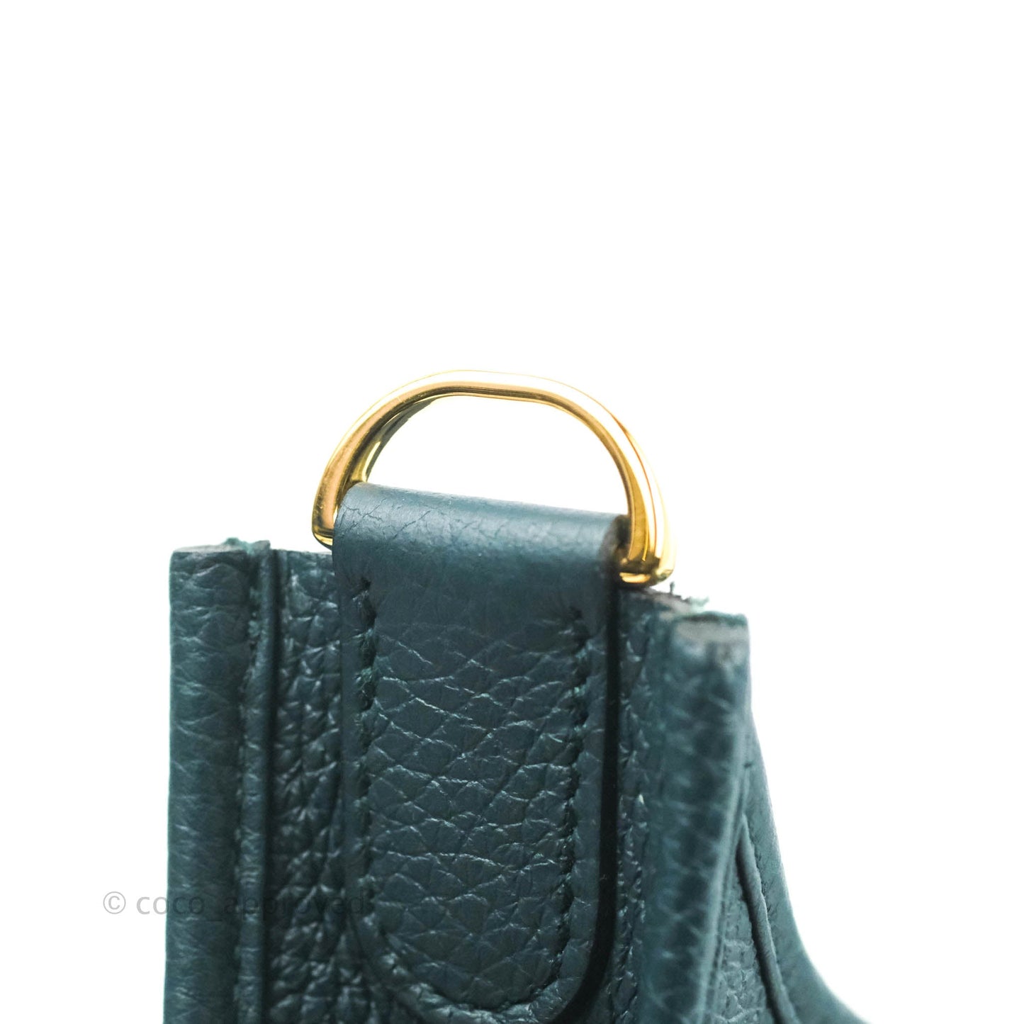 Hermès Evelyne 29 Taurillon Clemence Vert Cypress Gold Hardware