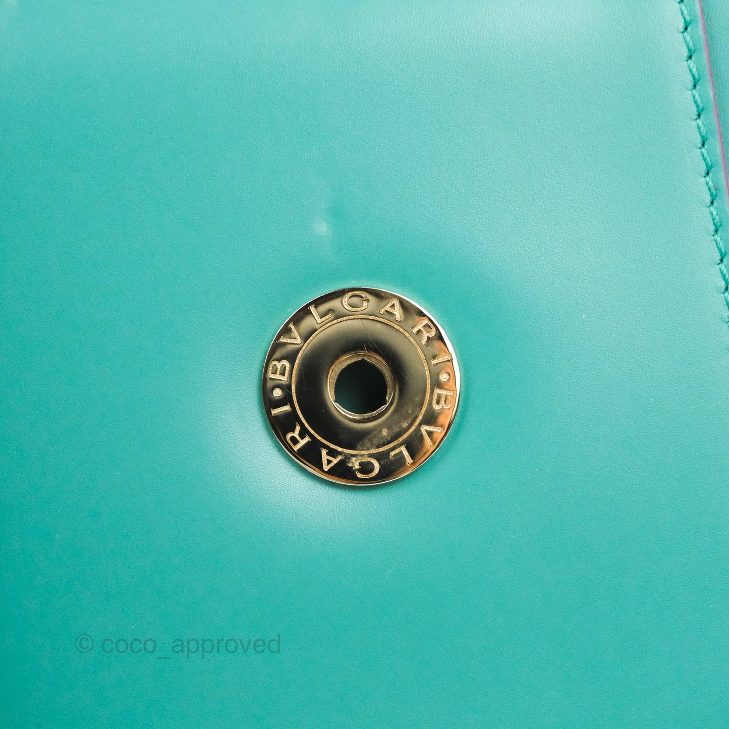 Bvlgari Serpenti Forever Small Crossbody Bag Green Gold Hardware