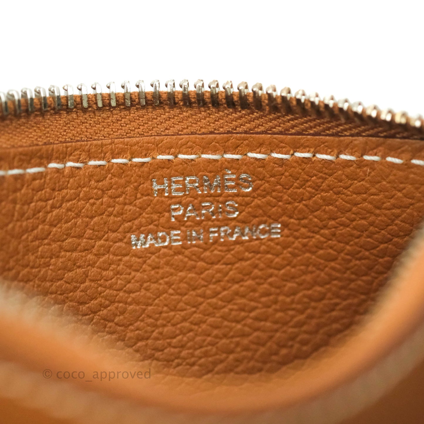 Hermès Roulis Slim Wallet Gold Palladium Hardware