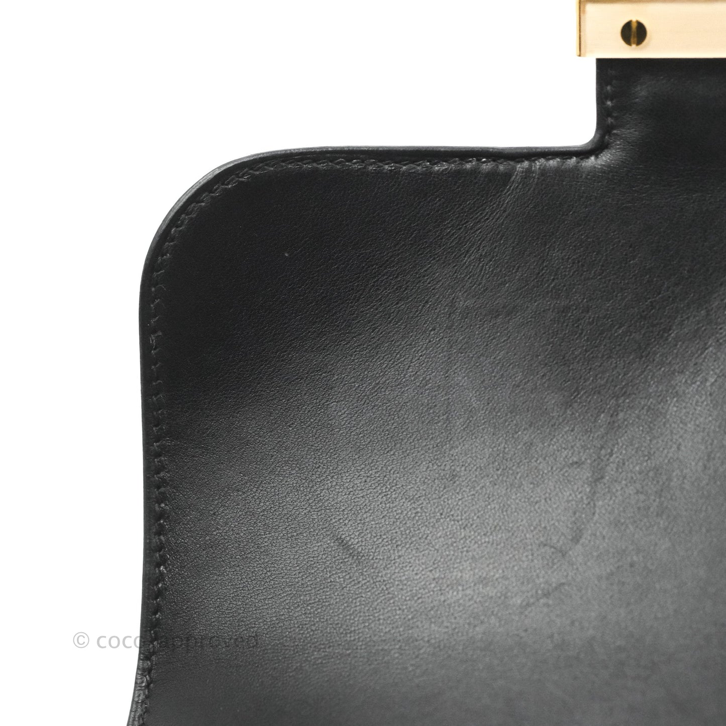 Hermès Constance Mini 18cm Black Epsom Gold Hardware