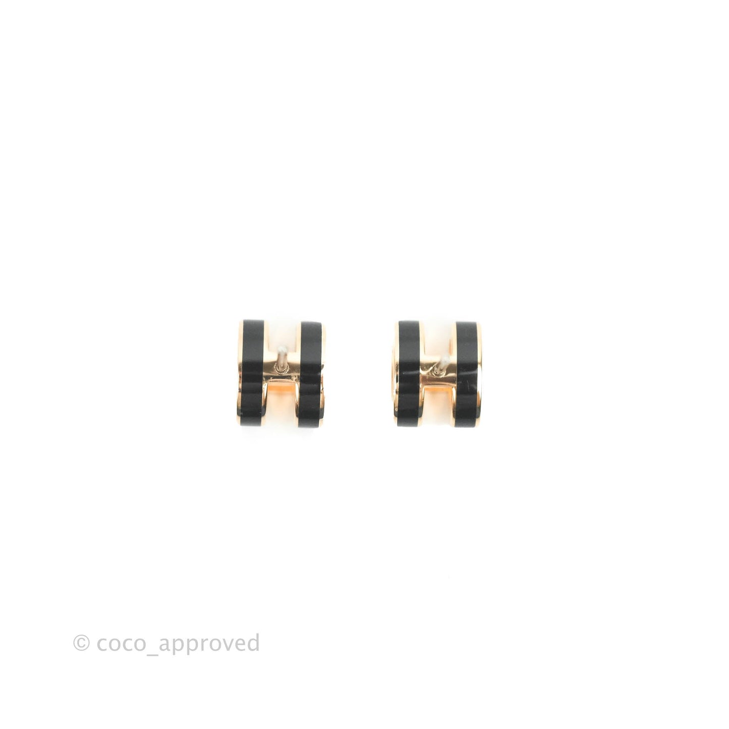Hermès Mini Pop H Black Rose Gold