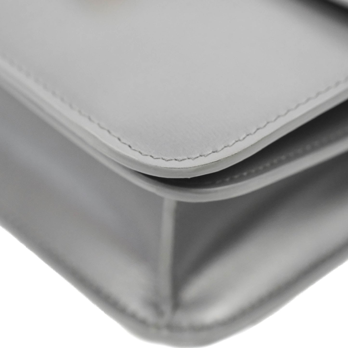 Celine Teen Classic Box Flap Light Grey Calfskin
