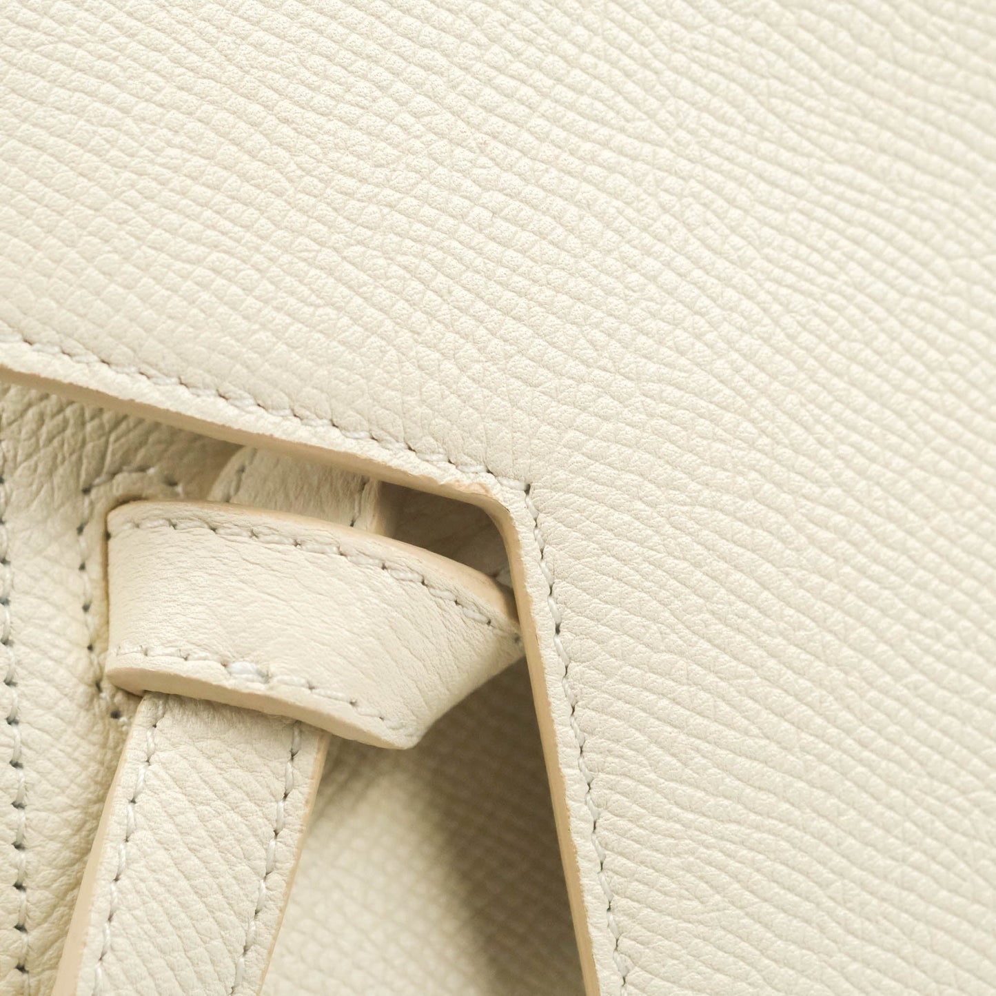 Celine Mini Belt Bag White Grained Calfskin Gold Hardware