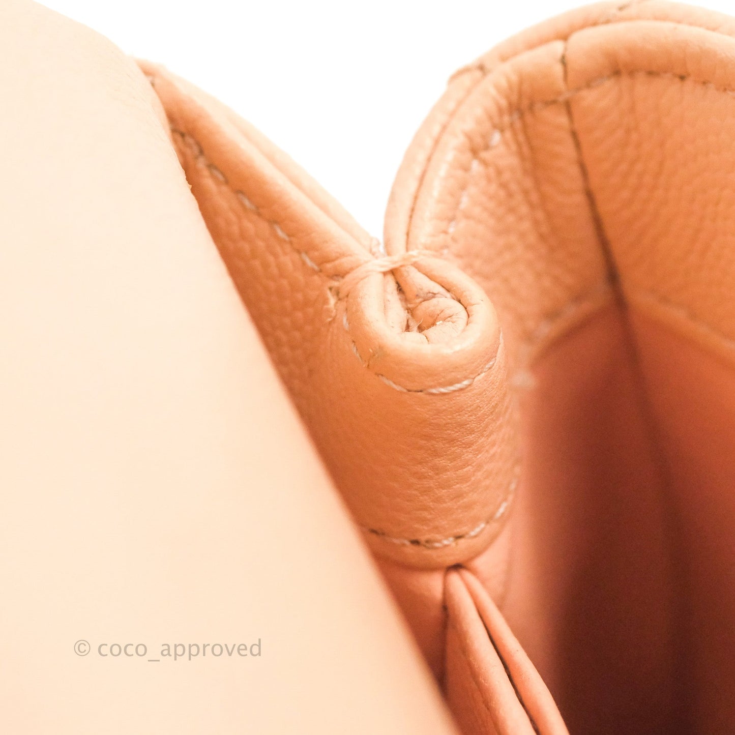 Chanel Mini Coco Handle Quilted Light Pink Caviar Gold Hardware
