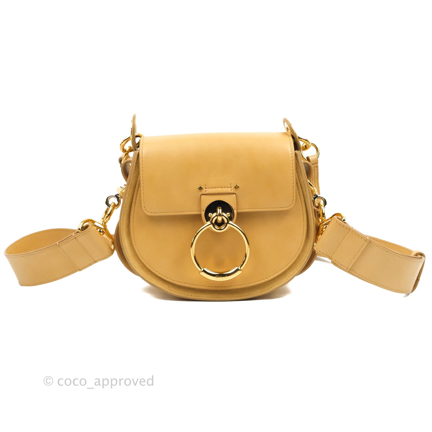 Chloé Small Tess Bag Beige Calfskin