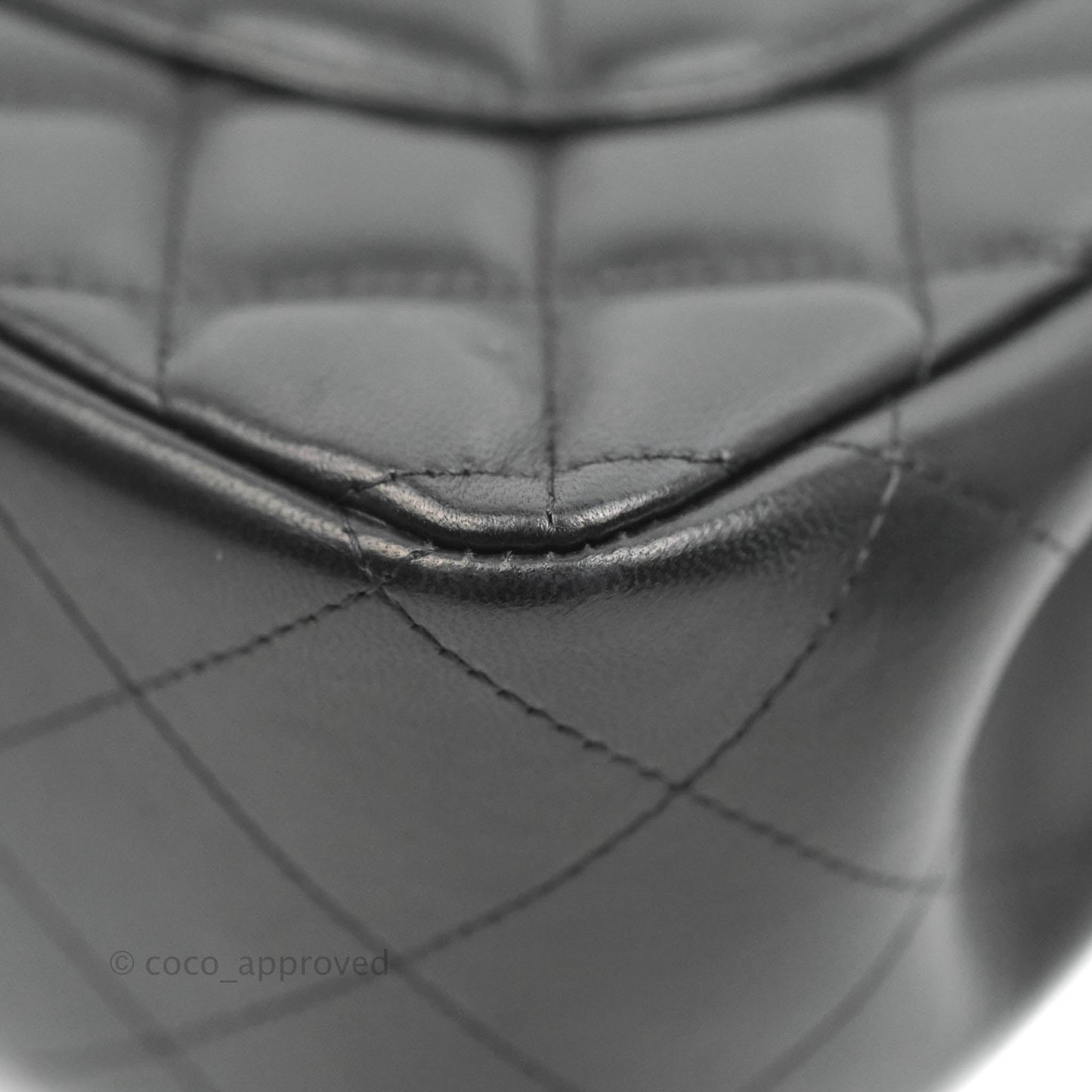 Chanel Jumbo Double Flap Black Lambskin Silver Hardware⁣⁣