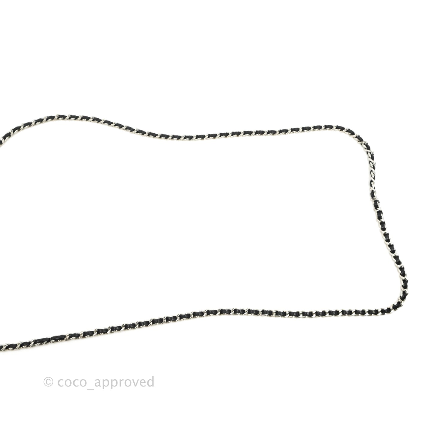 Chanel Quilted Mini Wallet on Chain WOC Black Caviar Silver Hardware