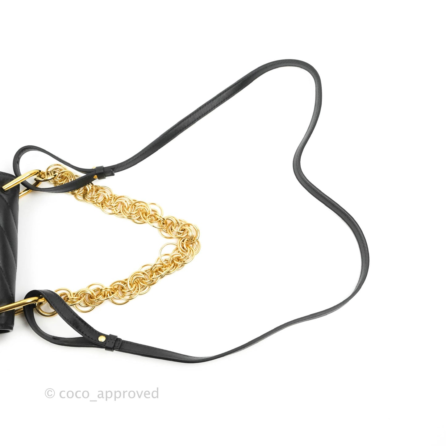 Chloe Quilted Mini Drew Bijou Crossbody Bag Black Smooth Calfskin Gold Hardware