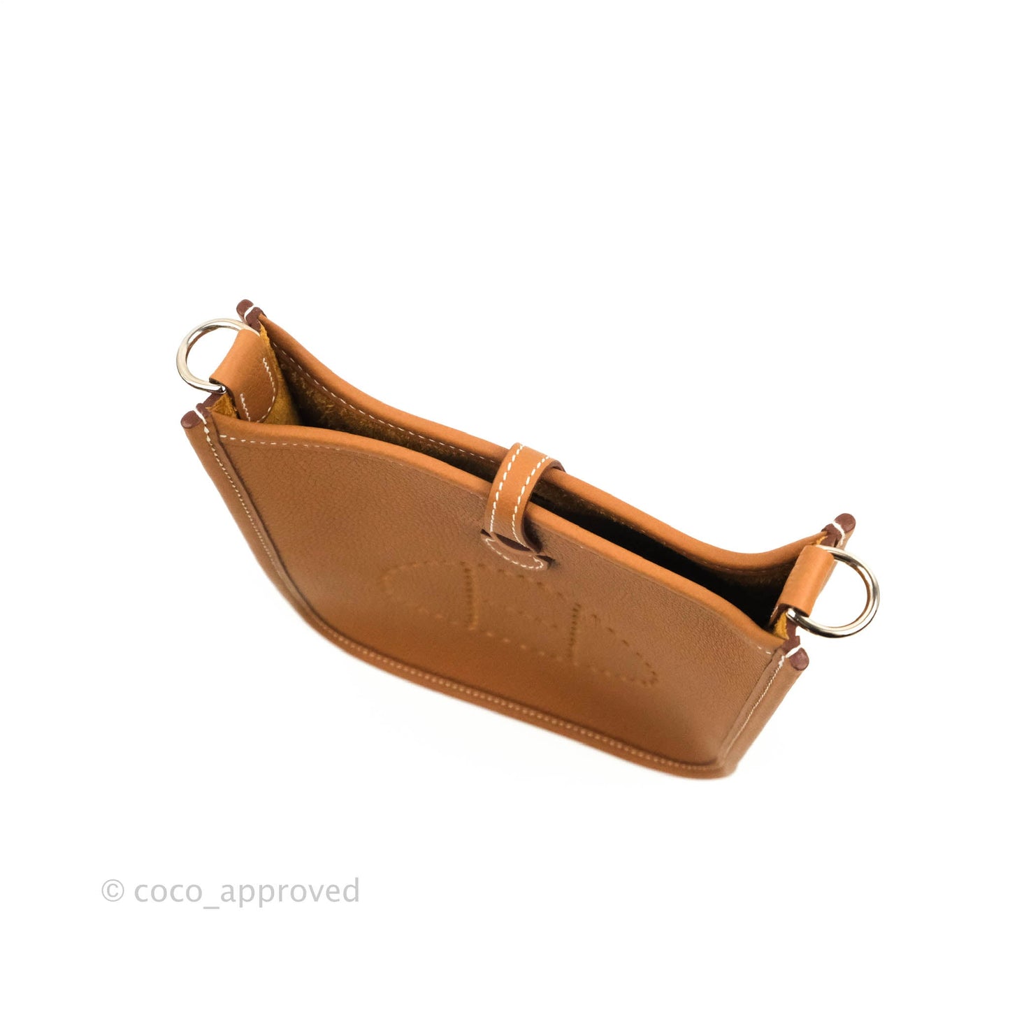 Hermès Mini Evelyne 16 Gold Clemence Palladium Hardware