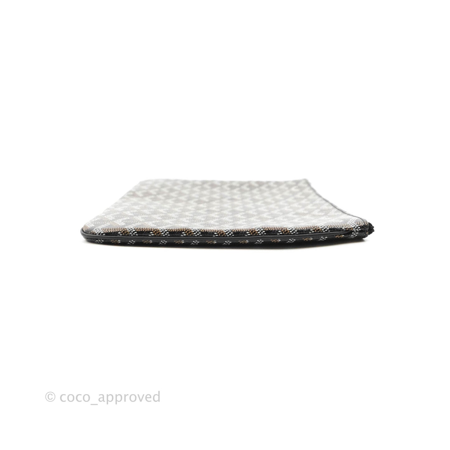 Goyard Senat Mgm Pocket Goyard Canvas & Chevroches Calfskin Silver Hardware