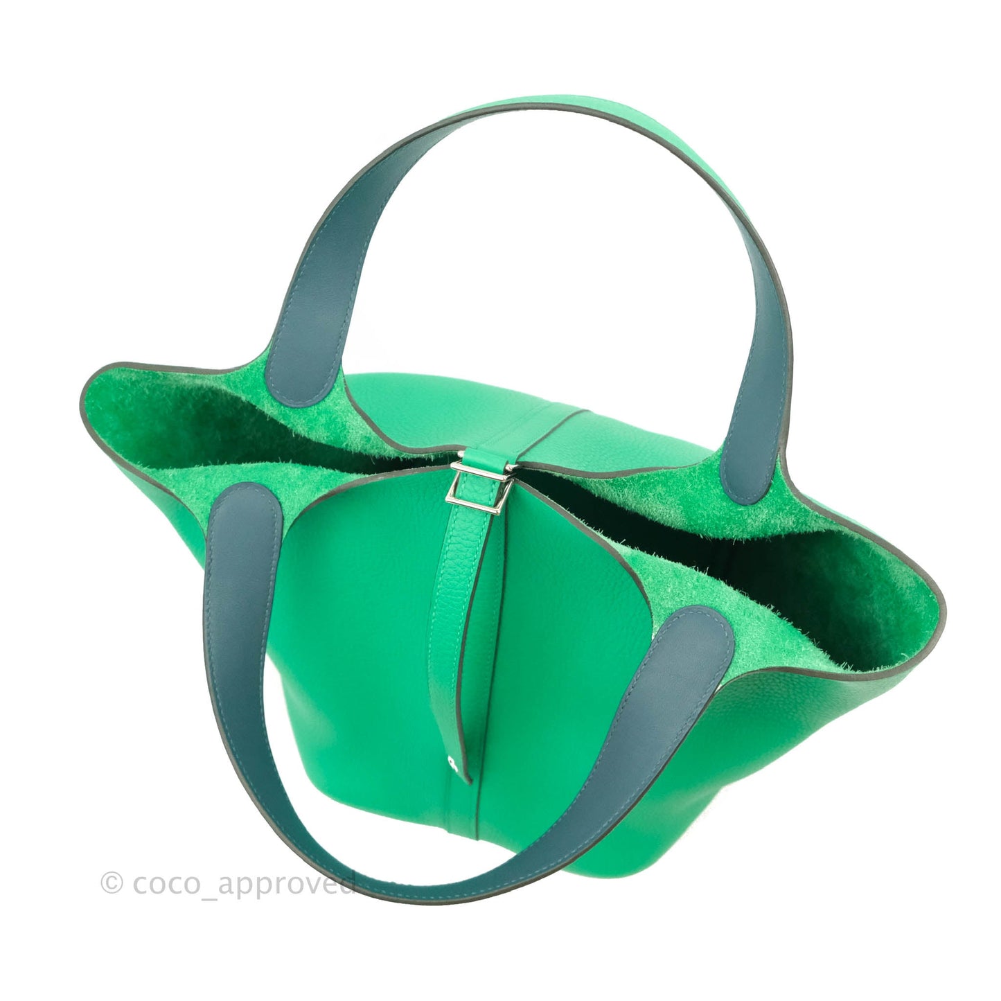 Hermès Picotin 22 Clemence Menthe/Vert Bosphore Palladium Hardware