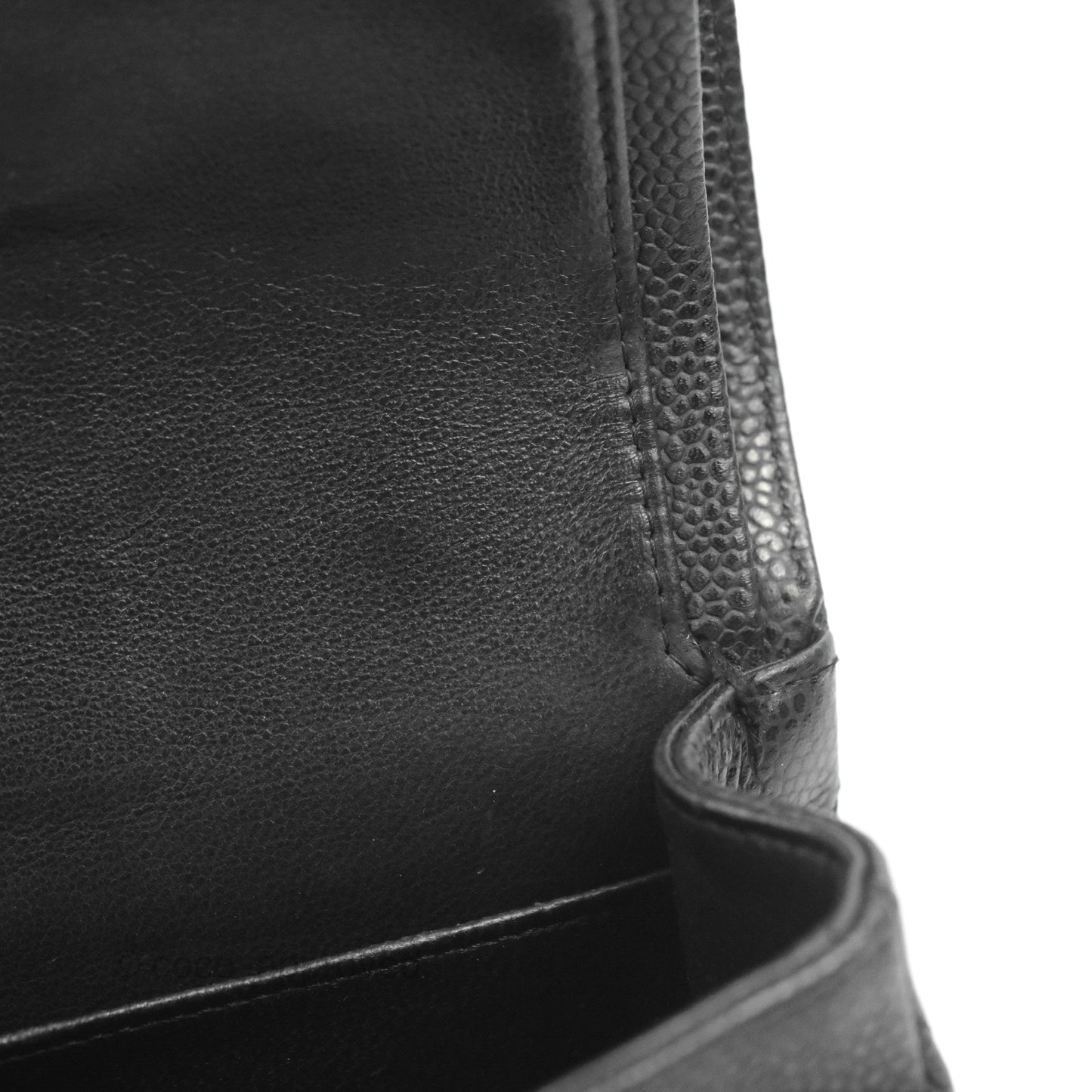 Chanel Small Classic Quilted Flap Black Caviar Gold Hardware
