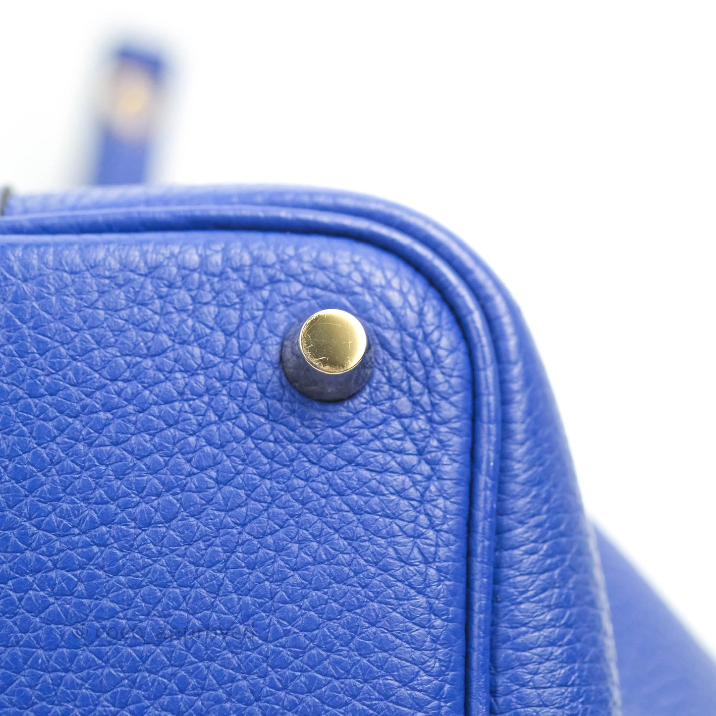 Hermès Picotin Lock 18 PM Bleu Clemence Gold Hardware