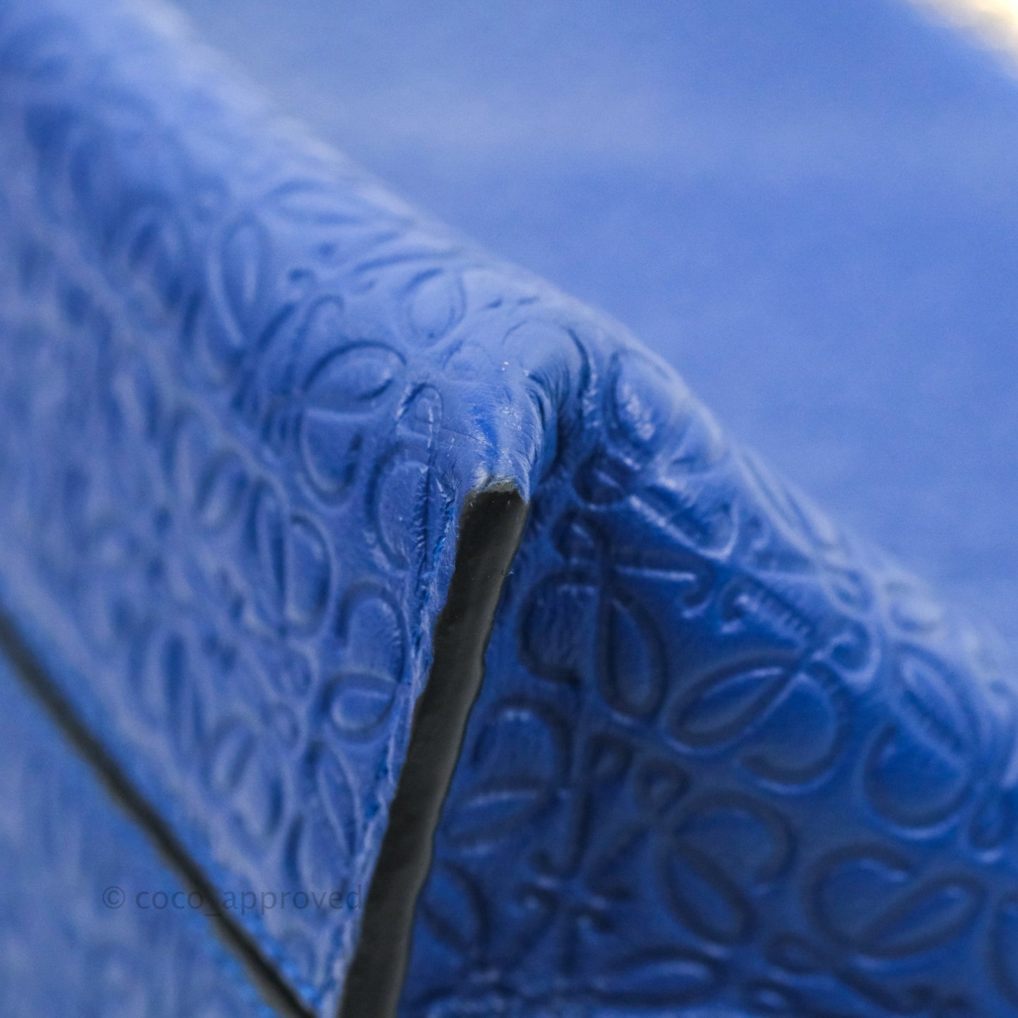 Loewe Avenue Chain Bag Anagram Blue