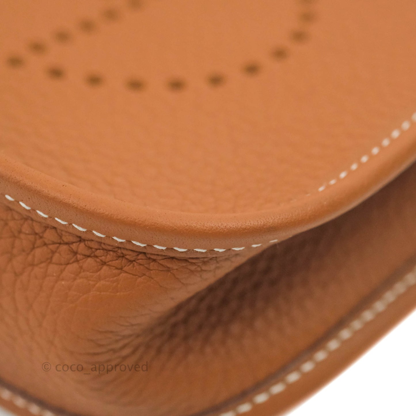 Hermès Mini Evelyne 16 Gold Clemence Palladium Hardware