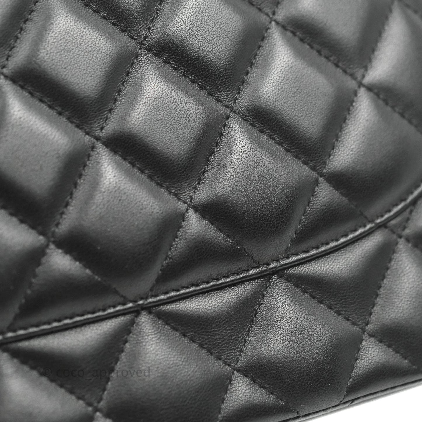 Chanel Jumbo Double Flap Black Lambskin Gold Hardware