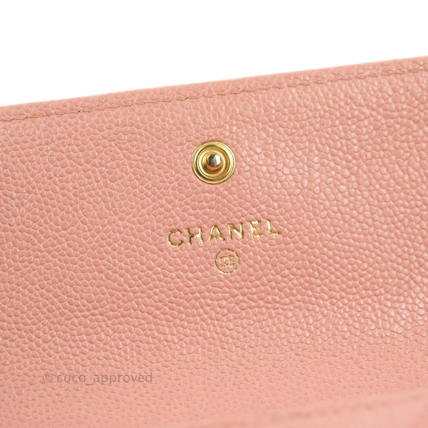 Chanel Quilted Boy Flap Long Wallet Pink Caviar Aged Gold Hardware