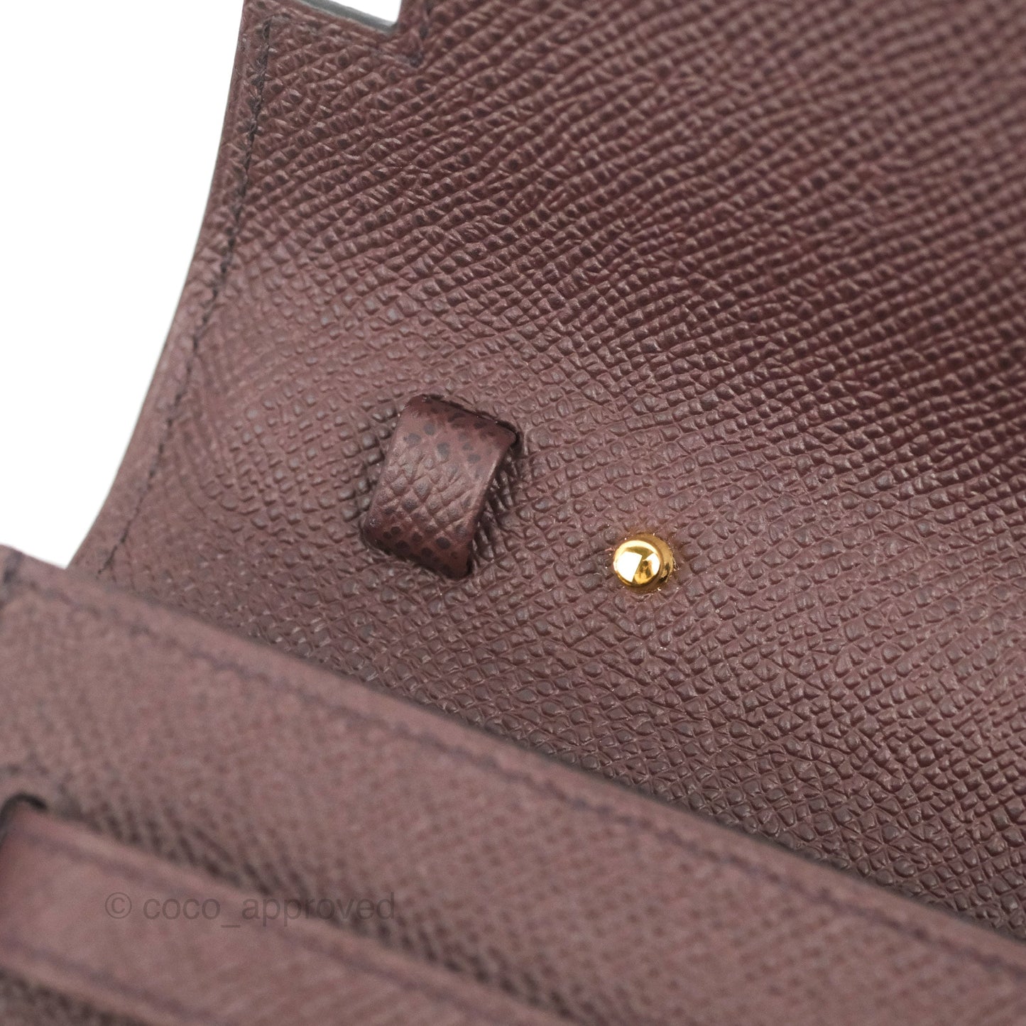 Hermès Kelly To Go Wallet Rouge Sellier Epsom Gold Hardware
